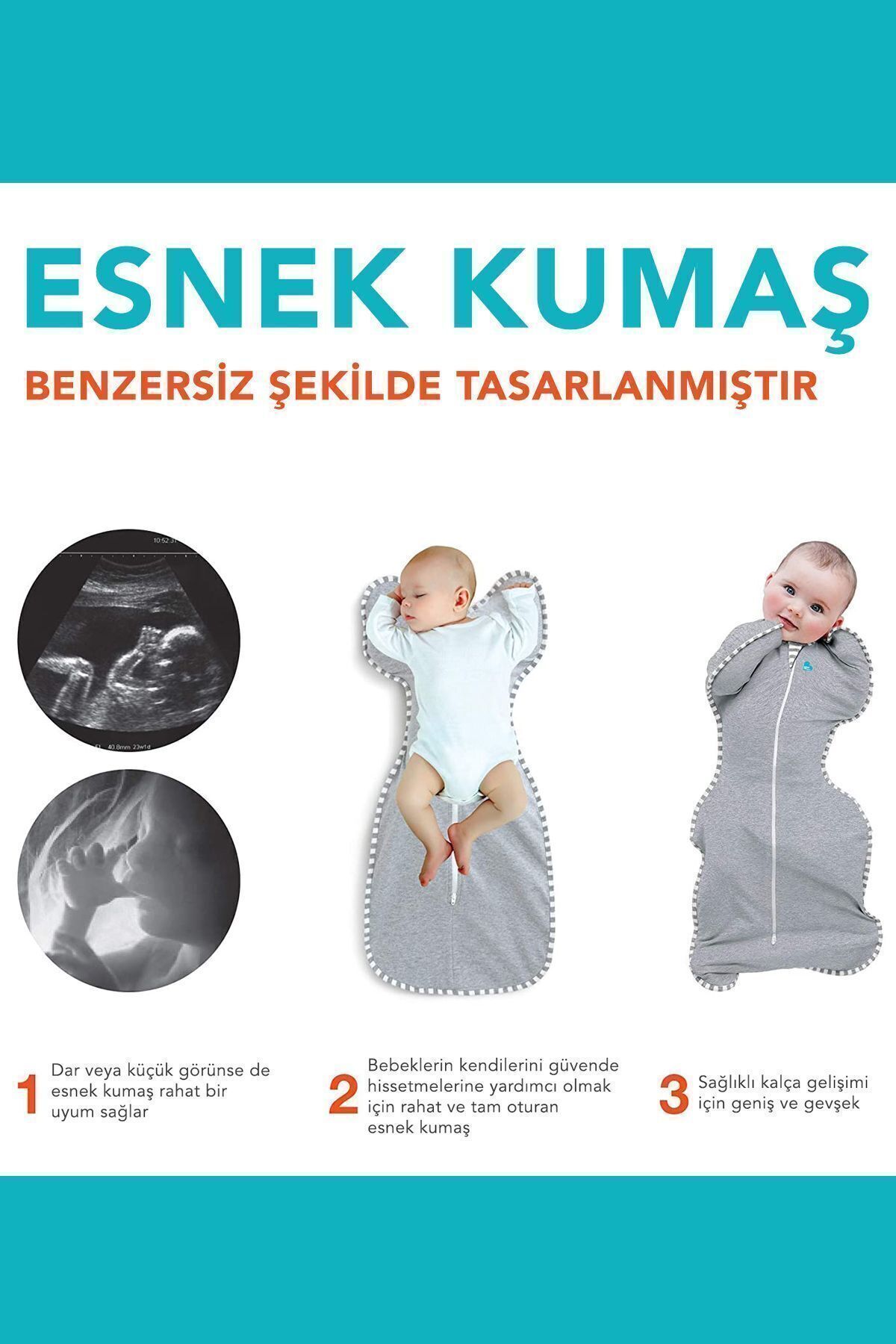 Le Touche Bebek Kundak Yenidoğan Kendi Kendini Yatıştıran Kundak Erkek Kız Bebek Uyku Tulumu 1.0 Tog fotoğrafı 5 (önizleme)