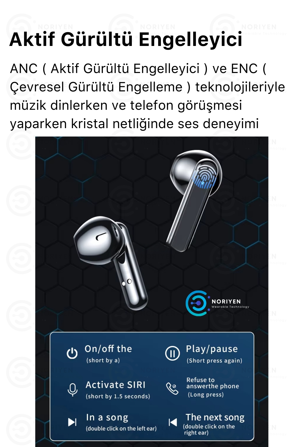 Powerbanklı Full HD Stereo Ses Mikrofonlu 5.3 Bluetooth Aynalı S20 Kablosuz Kulaklık