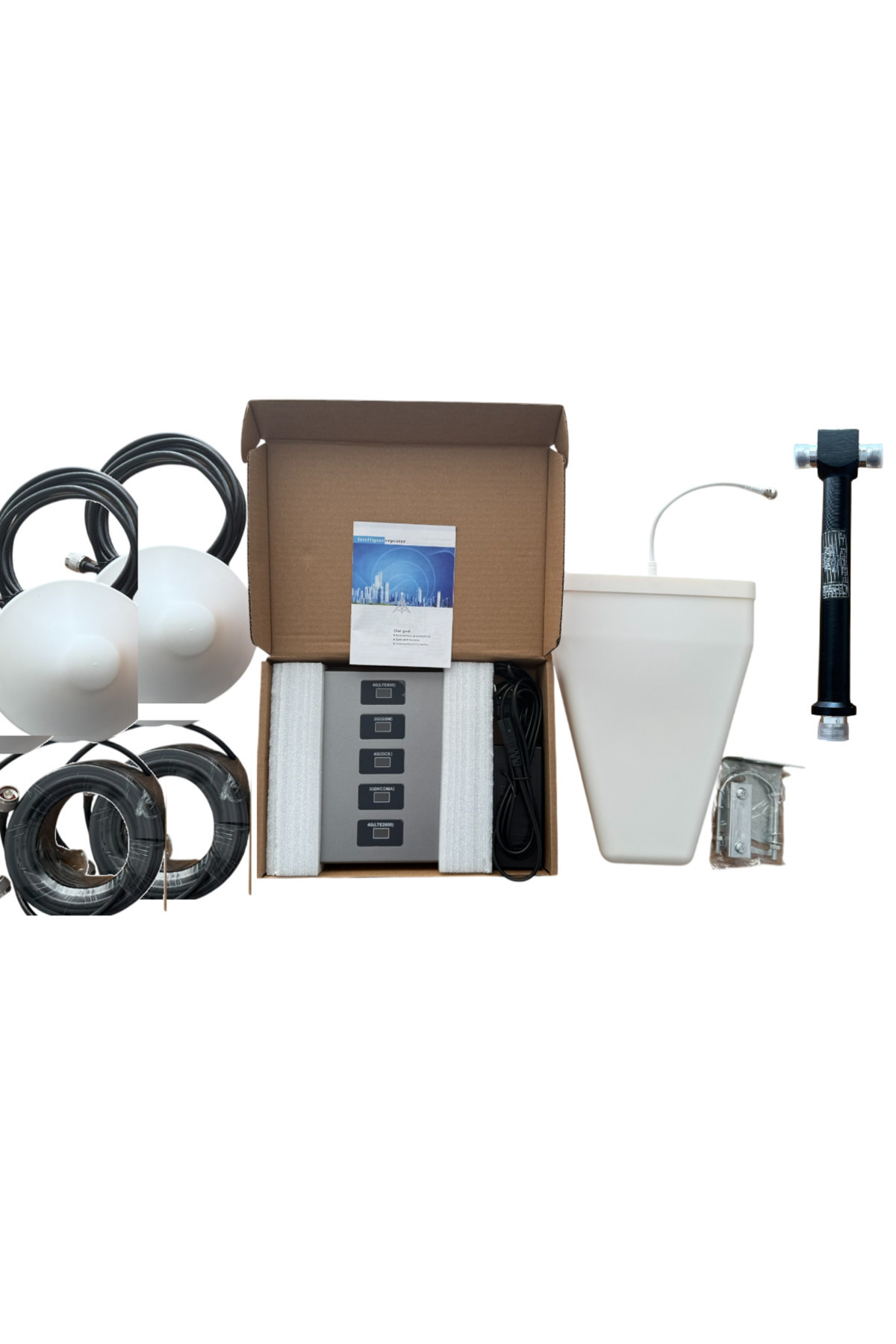 Store 5 Band set 5 Bant Gsm Sinyal Güçlendirici Şebeke Telefon Internet Yükseltici 800 900 1800 2100 2600