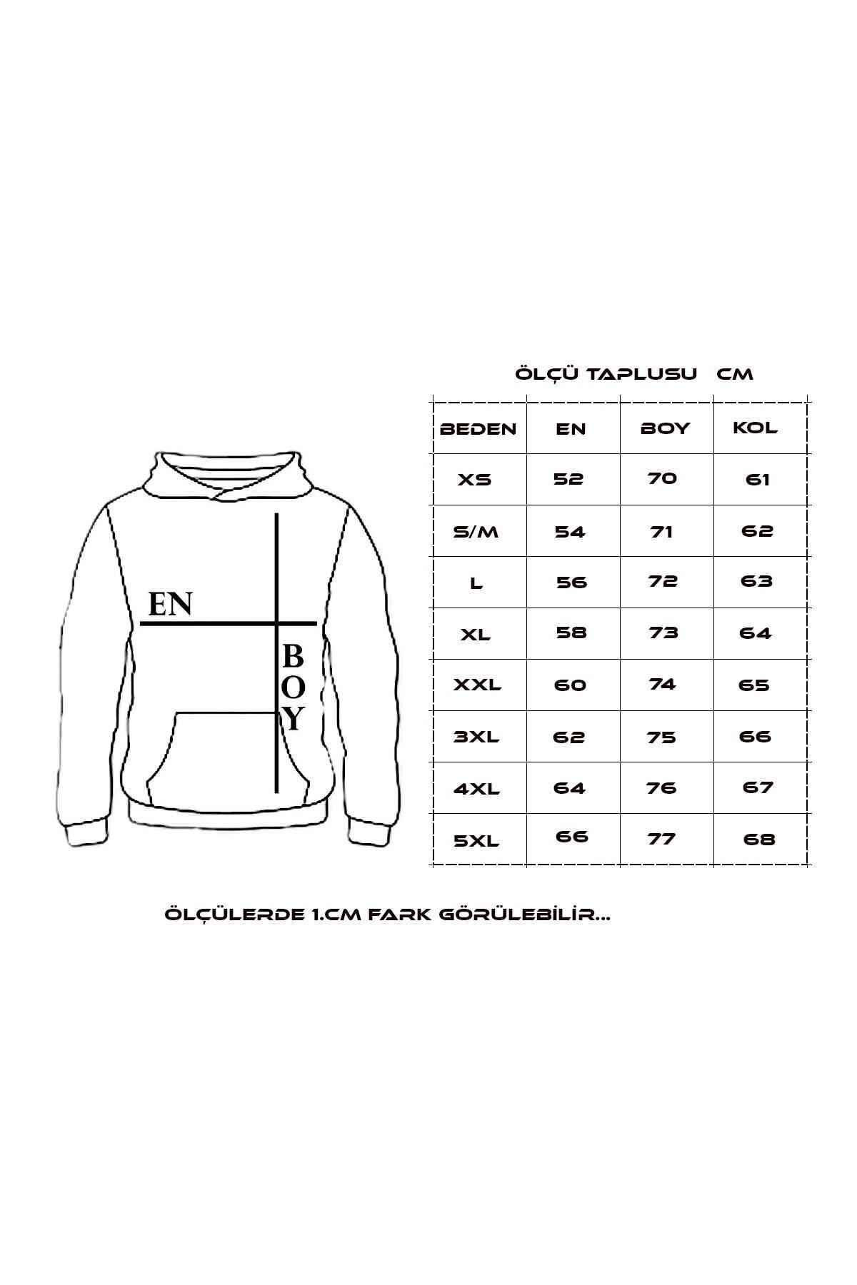 blackjack giyim Unisex 2ip Örme Kumaş Baskılı Kapüşonlu Fermuarlı Sweat Hırka görsel 3