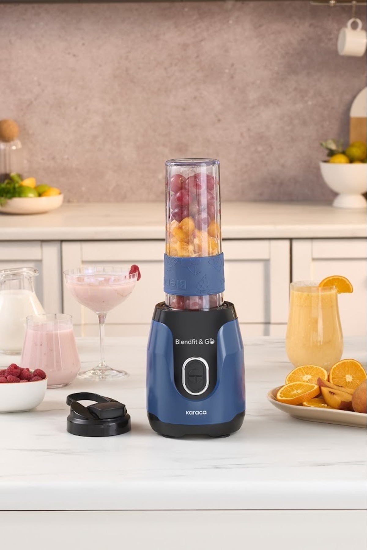 Karaca Blendfit Go Personal Kişisel Smoothie Blender Marine Blue
