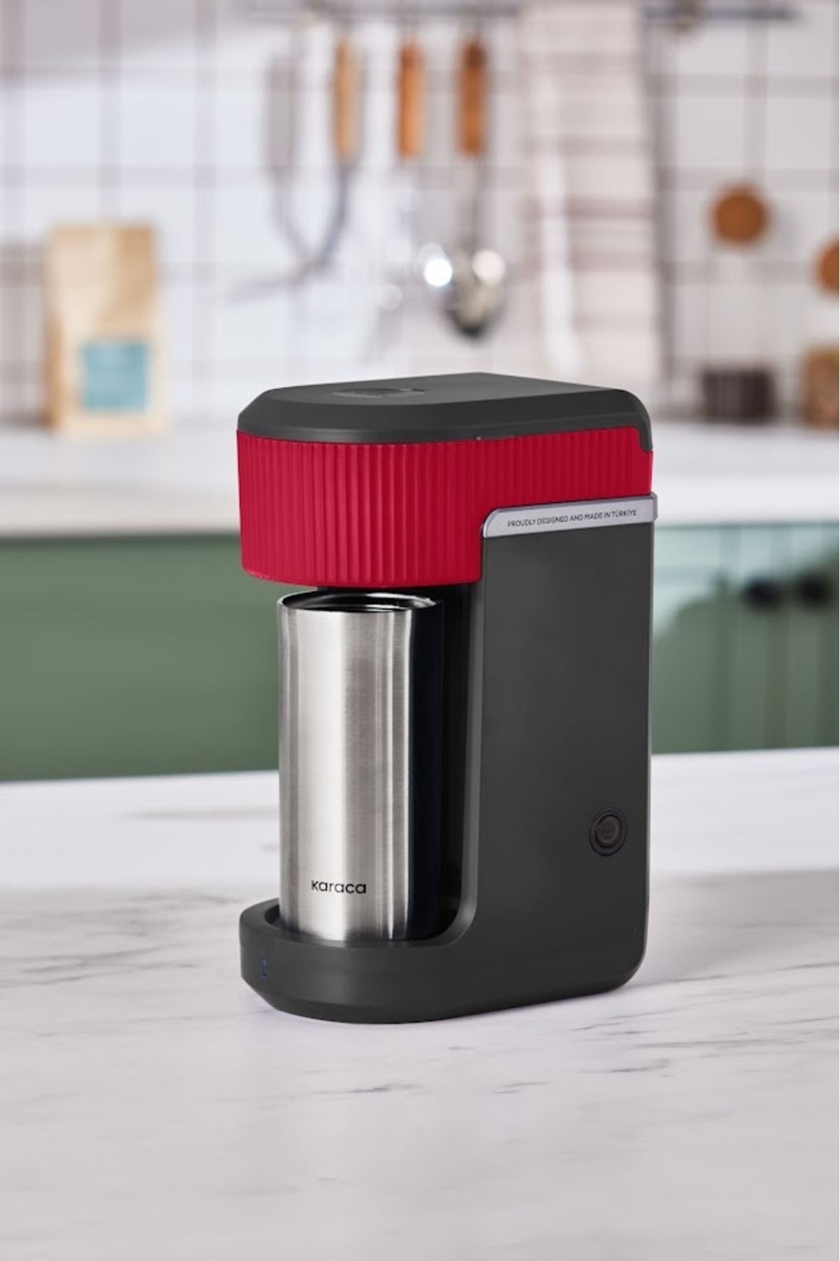 Karaca Mono Black Filtre Kahve Makinesi Cherry Red