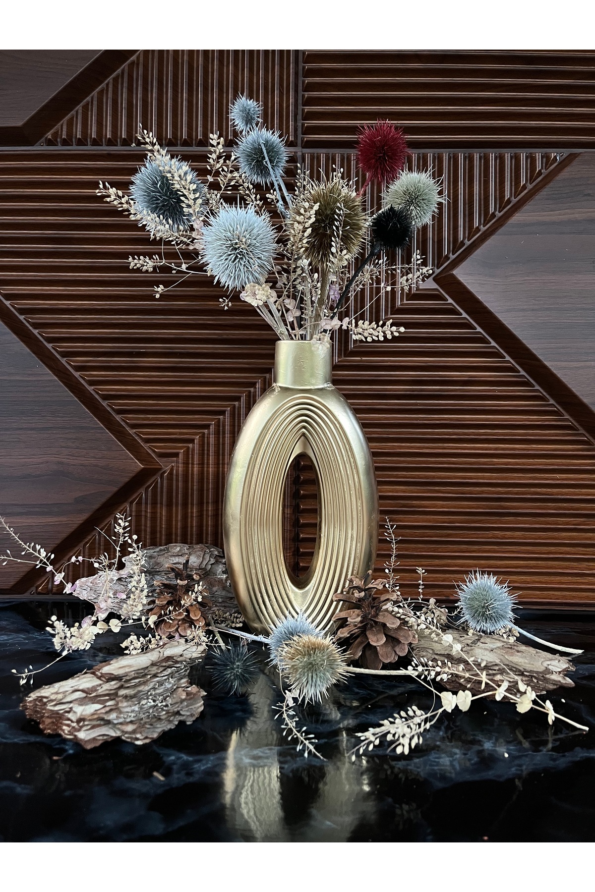 RETRO GOLD GOLD SERIES BOHEMIAN SCANDINAVIAN Pinterest Pampas home DECORATION GIFT VASE FIGURINE