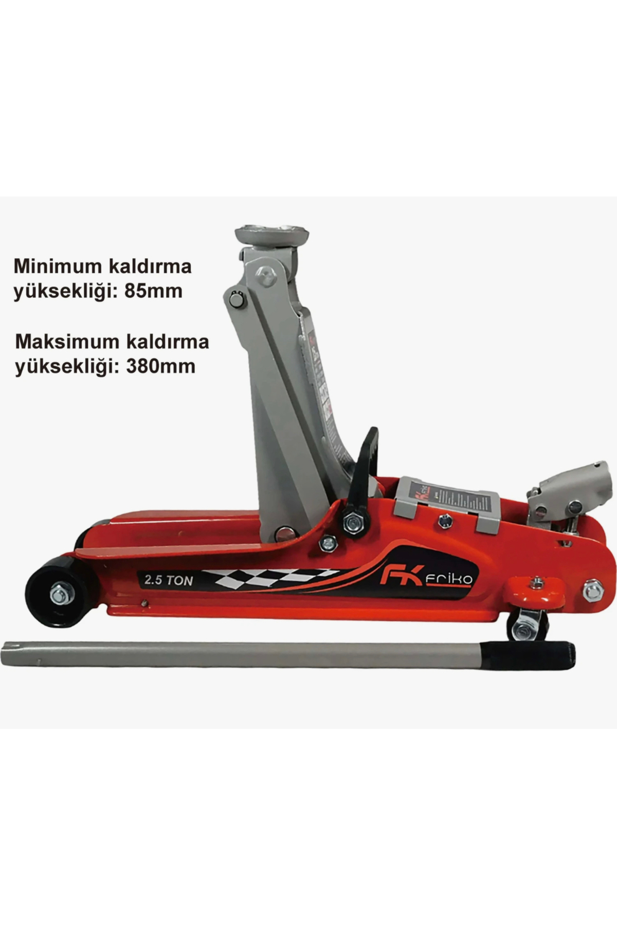 Genel Markalar 2.5 Ton Timsah Kriko (13.3 KG) uzun şase