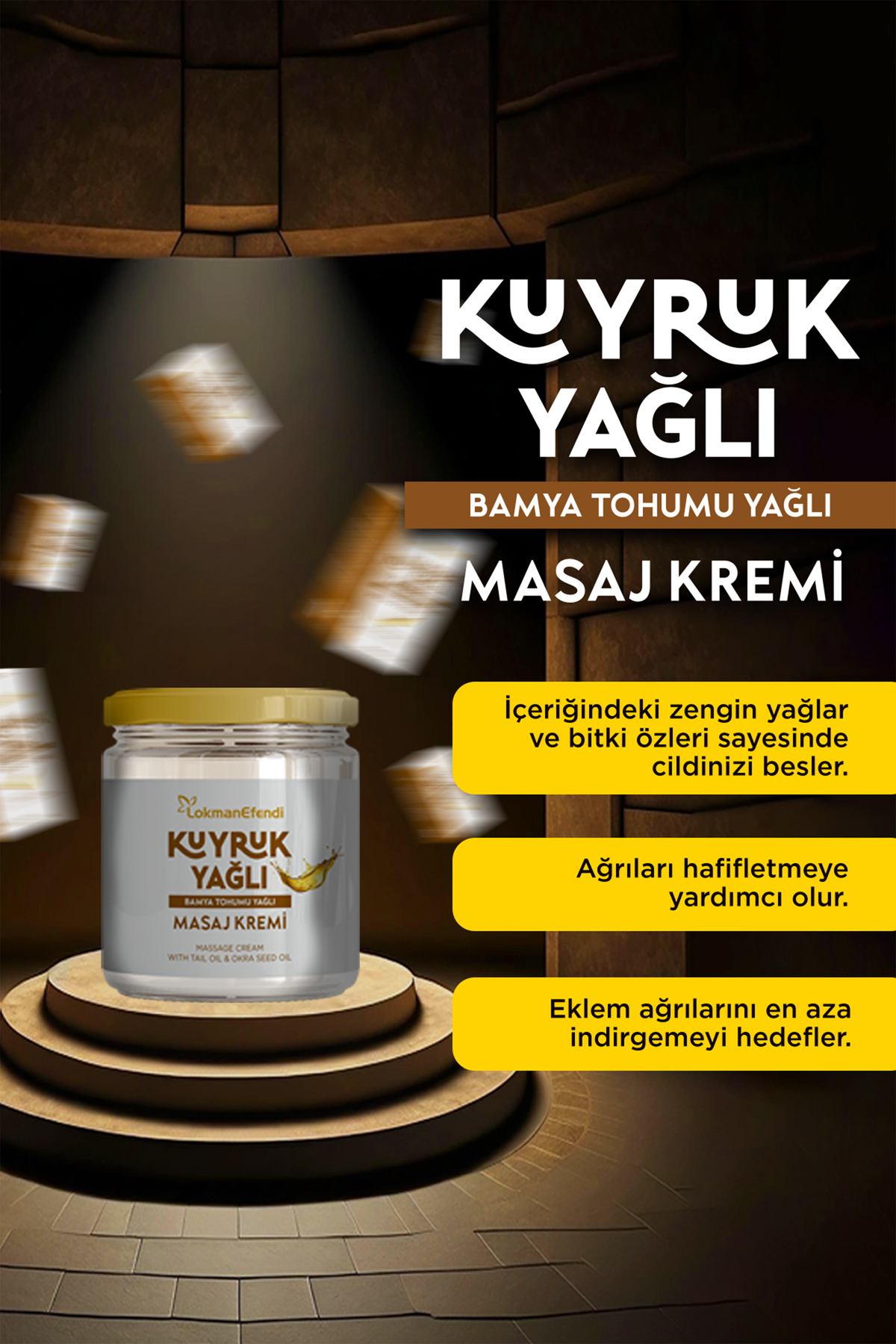 Kuyruk Yağlı Masaj Kremi 200 ml — 8684209861888 — تصویر 5 از 7
