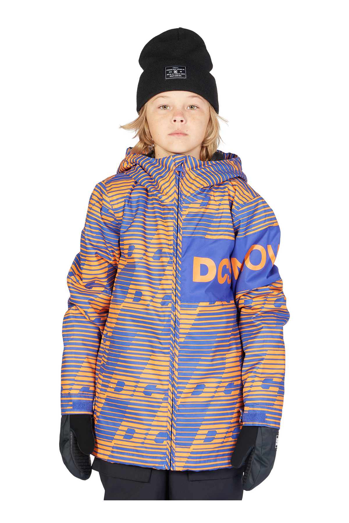 دی سی کاپشن اسکی طرح‌دار آستین بلند کلاه‌دار پسرانه چند رنگ ADBTJ03015 PROPAGANDA YOUTH JACKE