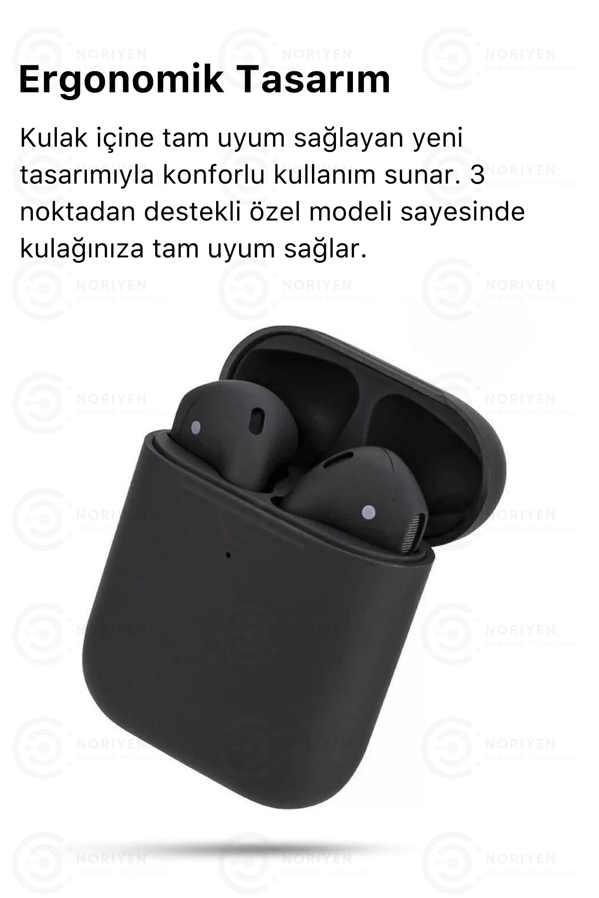 Premium Serisi White 2 Model IOS Android Uyumlu Aktif Gürültü Engelleme Kablosuz Bluetooth Kulaklık