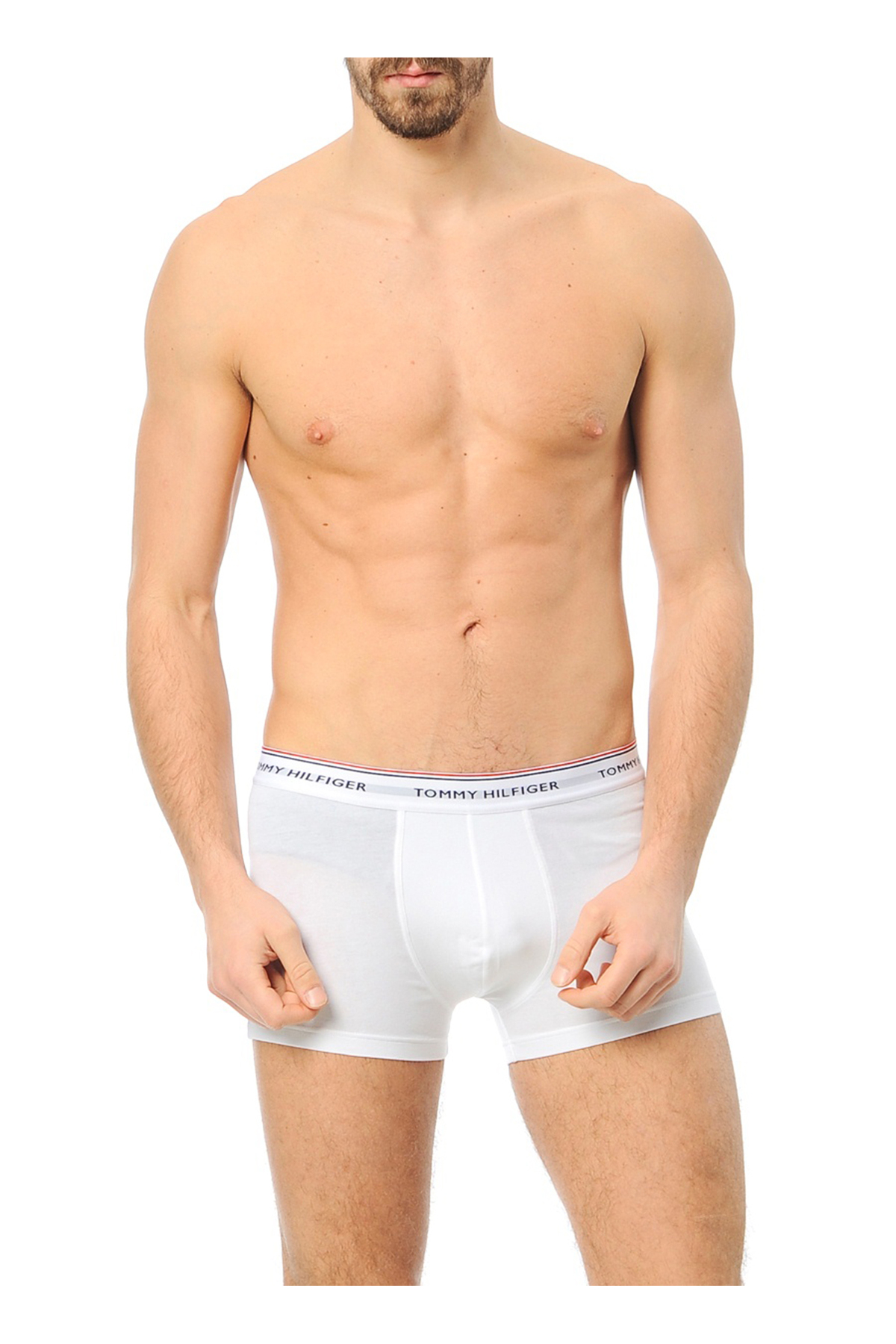 تامی هیلفیگر شورت بوکس مردانه سفید، کشسان، کد 1U87903842
