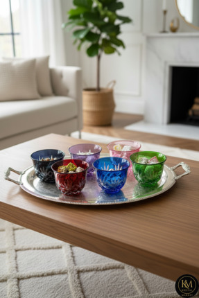 Kristal Market El Yapımı Kristal Püskül Desenli Renk Dekoratif Lokumluk Mıra ...