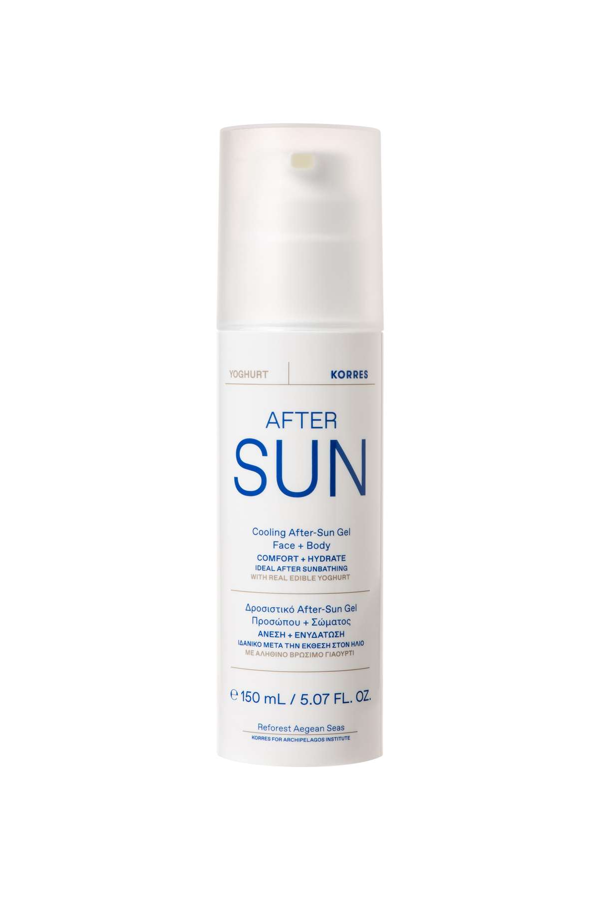 KORRES Yoghurt After Sun Cooling Gel 150 ML - Güneş Sonrası Serinletici Jel — 5002717446