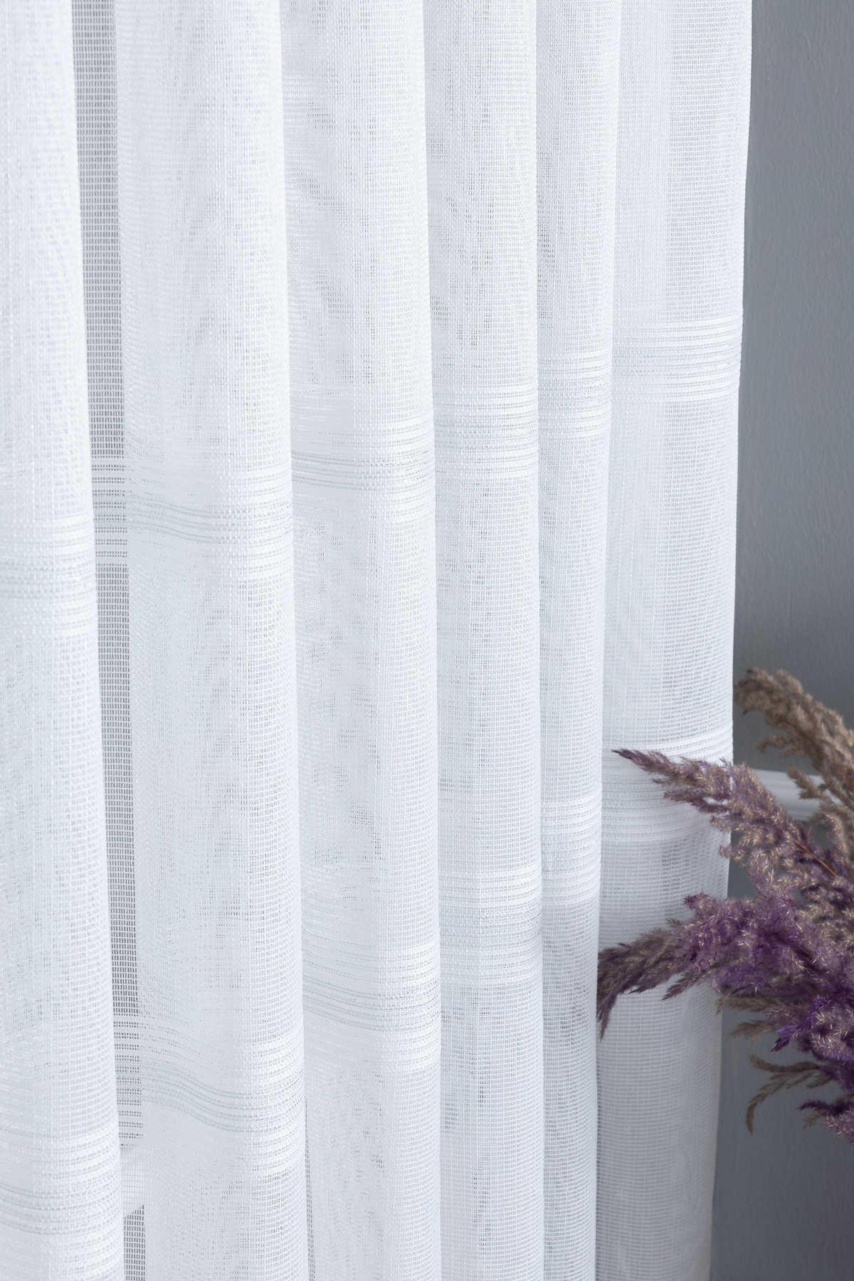 Silver 1/2 .5 Normal Pleated Iron-On Wrinkle-Free New Season Living Room Tulle Curtain