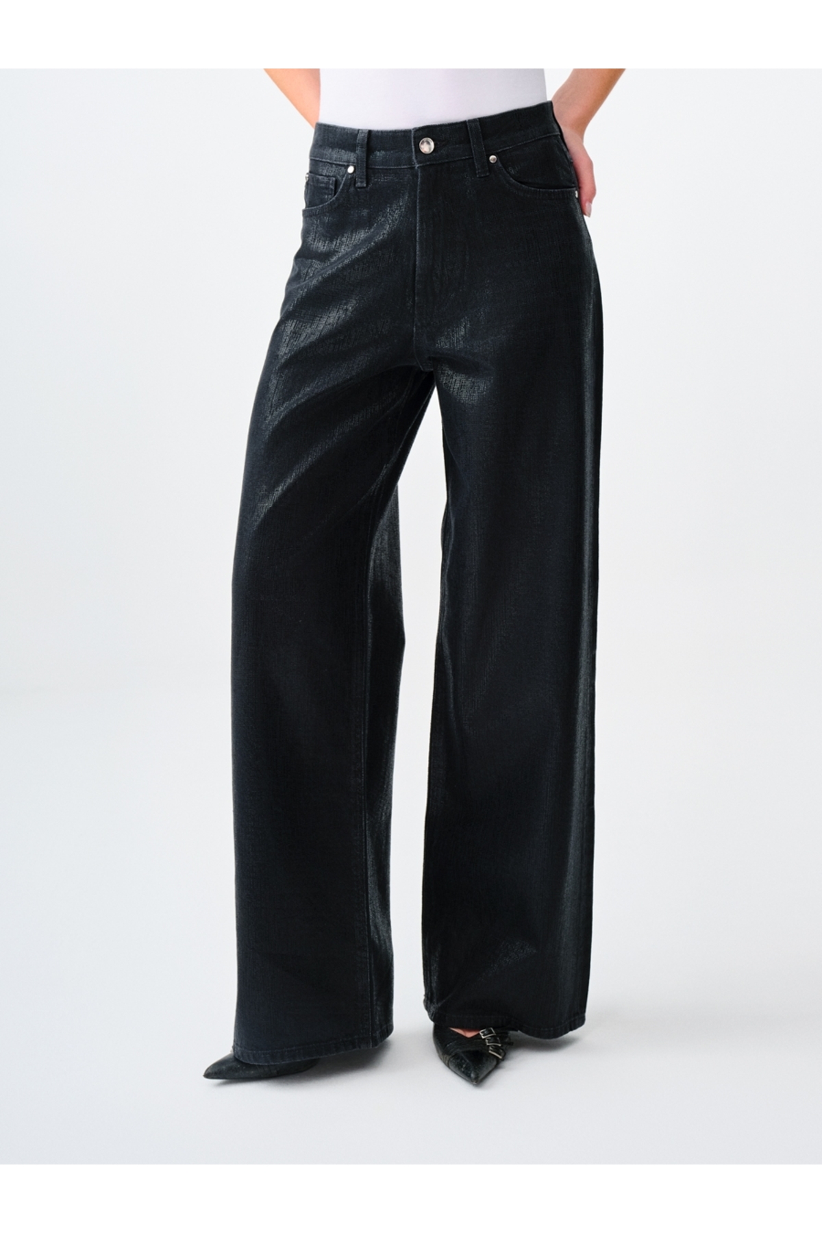 Loft  Slouchy Regular Fit Kadın Pantolon - Görsel 2