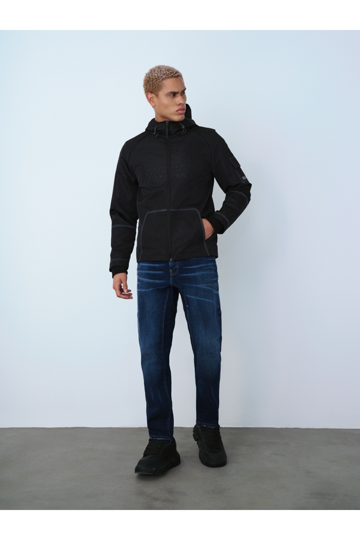 Regular Fit Erkek Yağmurluk — مشکی LF2036488_Q1.V1 — تصویر 2 از 8