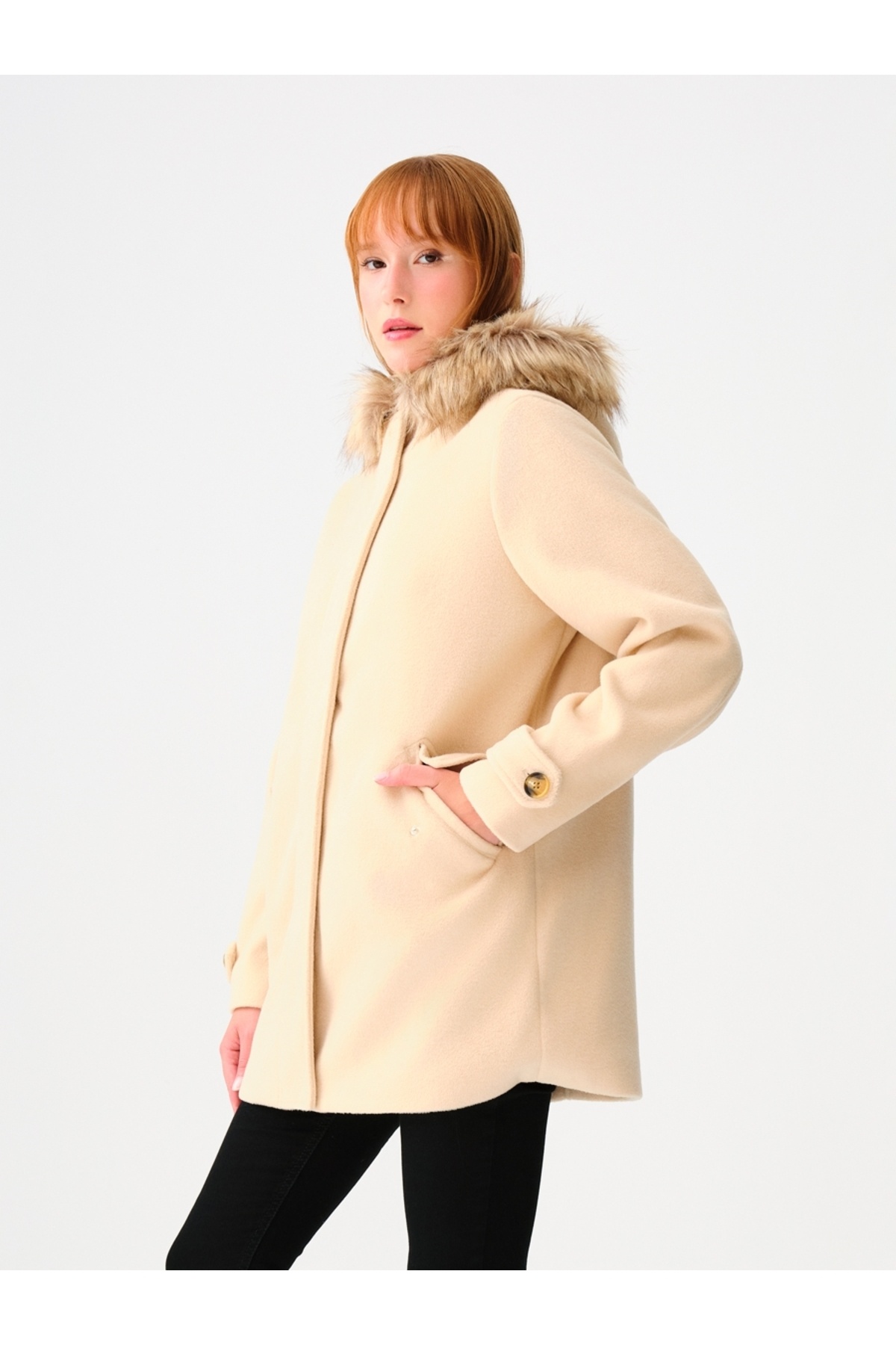 Loft  Regular Fit Kadın Kaban - Görsel 3