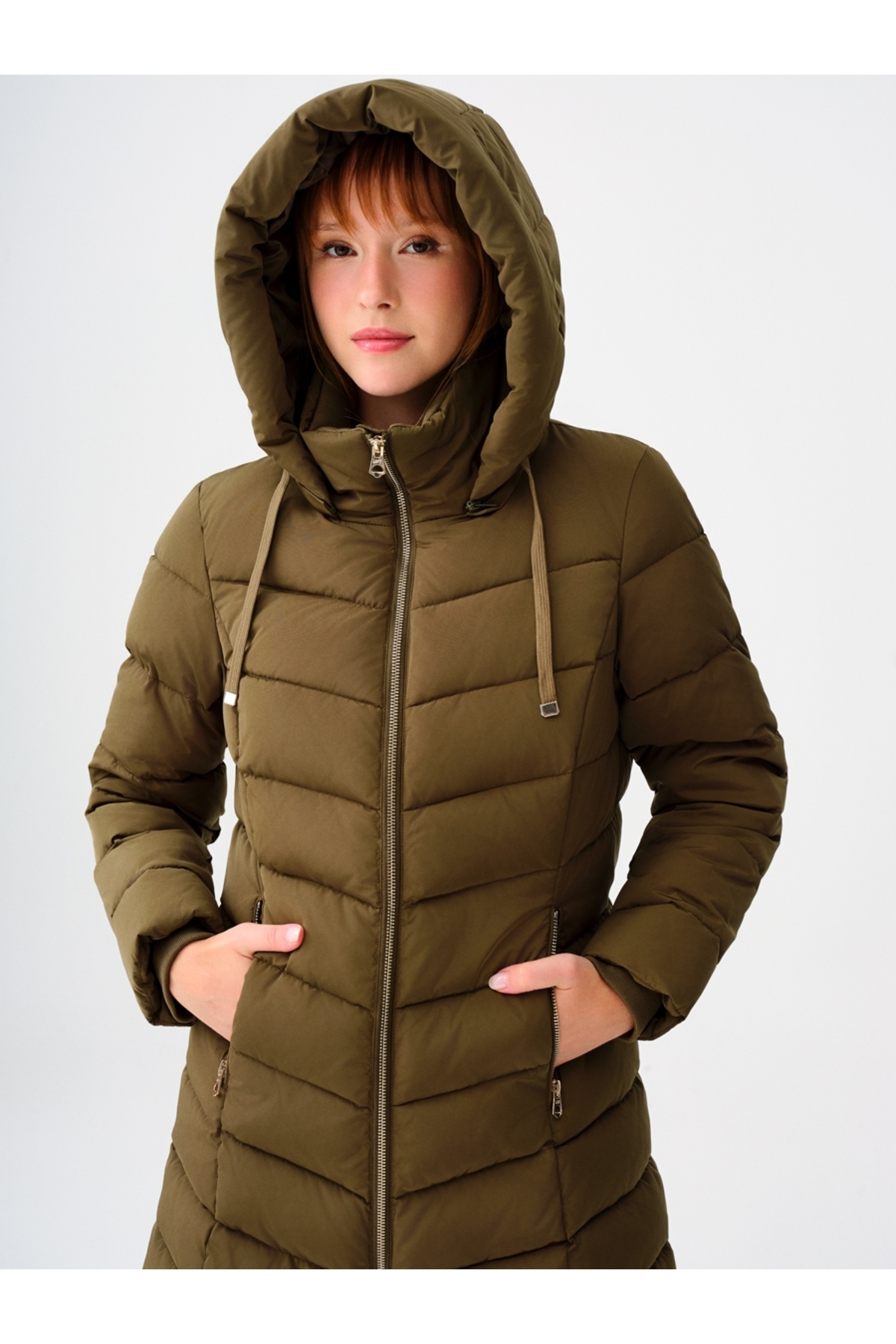 Loft  Kadın Mont Haki Lf2037282 - Görsel 5