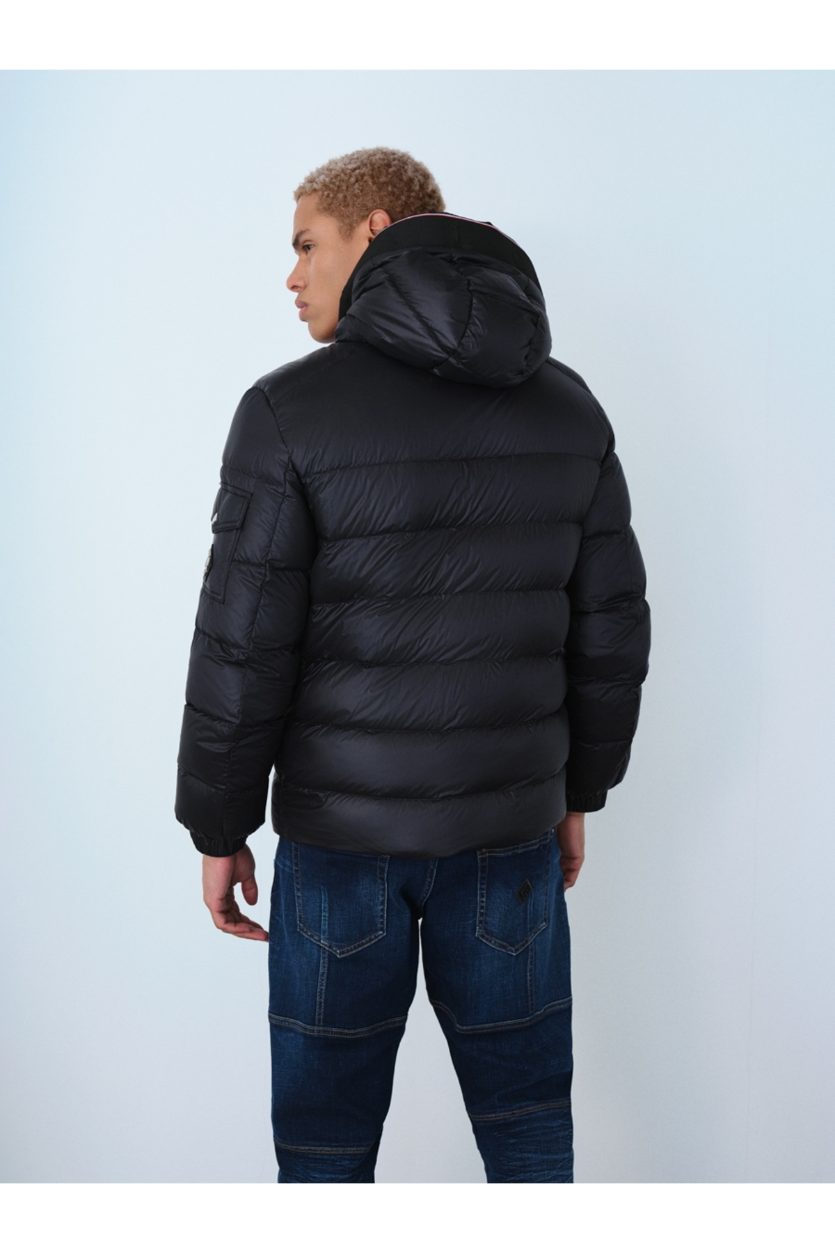Regular Fit Erkek Mont — مشکی LF2036968_Q1.V1 — تصویر 3 از 8