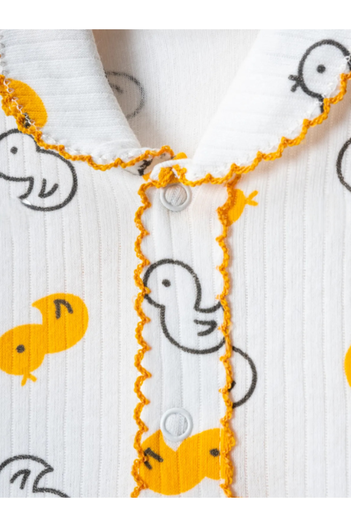 ruhaay Hediyelik Bebek Yenidogan Çocuk Pamuklu Oya'li Alt Üst Takım fotoğrafı 2 (önizleme)