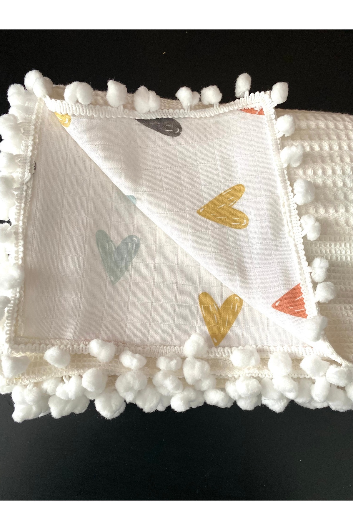 colorsofemeralds %100 Pamuk Çok Amaçlı Çift Taraflı Müslin Battaniye