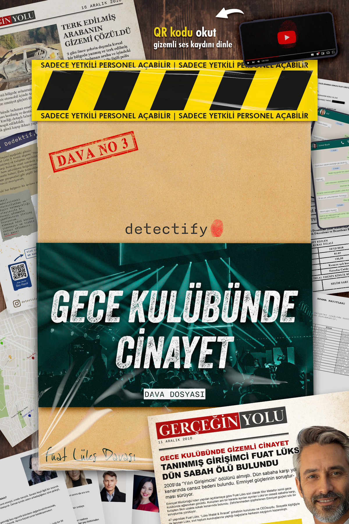 Genel Markalar Dedektif Oyunu Dava Çözme Kutu Oyunu 5'li Set fotoğrafı 5 (önizleme)