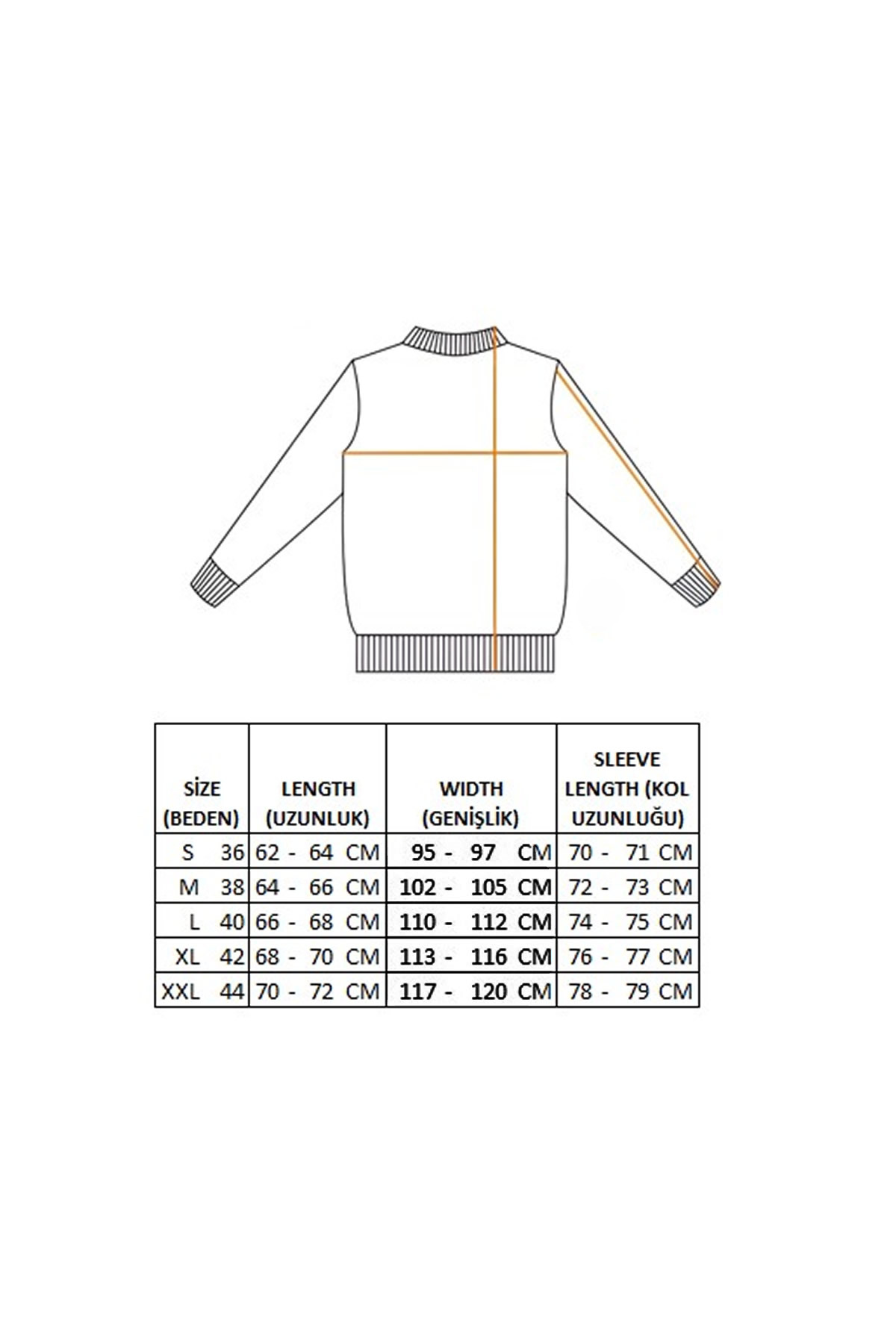 AQE FASHION  Kadın Pudra Triko Kazak Yuvarlak Yaka Uzun Kollu Örgü Desenli Modern Kışlık - Görsel 3