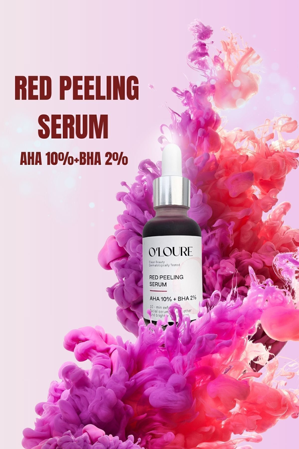 سرم لایه بردار قرمز AHA 10% + BHA 2% سرم شب و صاف کننده رنگ پوست — TYC7E0XR8N169722870583575 — تصویر 6 از 6