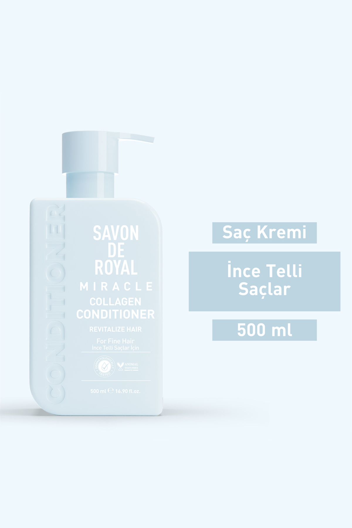 Miracle Saç Kremi 500 ml | Ince Telli Saçlar | Canlandırıcı Etkili | Kolajen — 8681554630176 — تصویر 2 از 3
