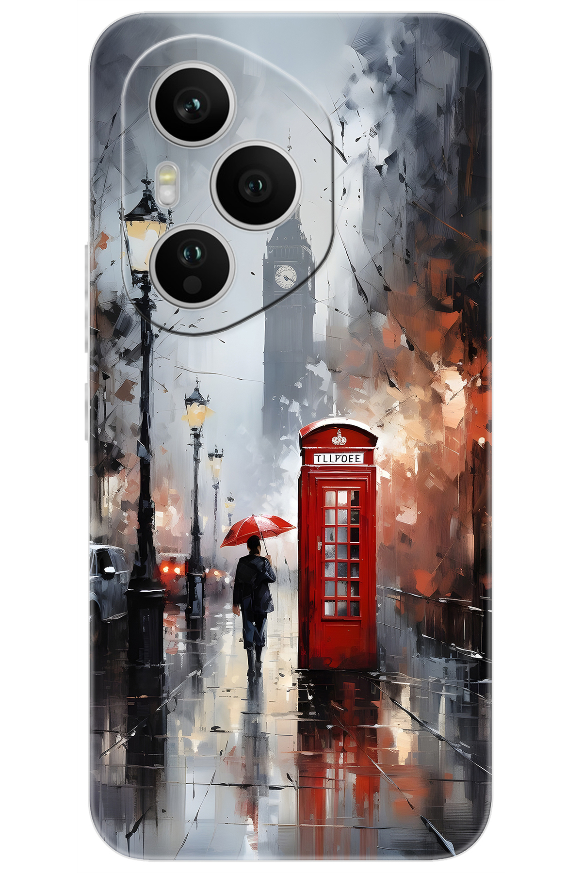 Honor 400 PRO (DNP-NX9) Compatible Case Pattern Printing Silicone Bigbang Telephone Booth NGO:708 CP-l49YtMe