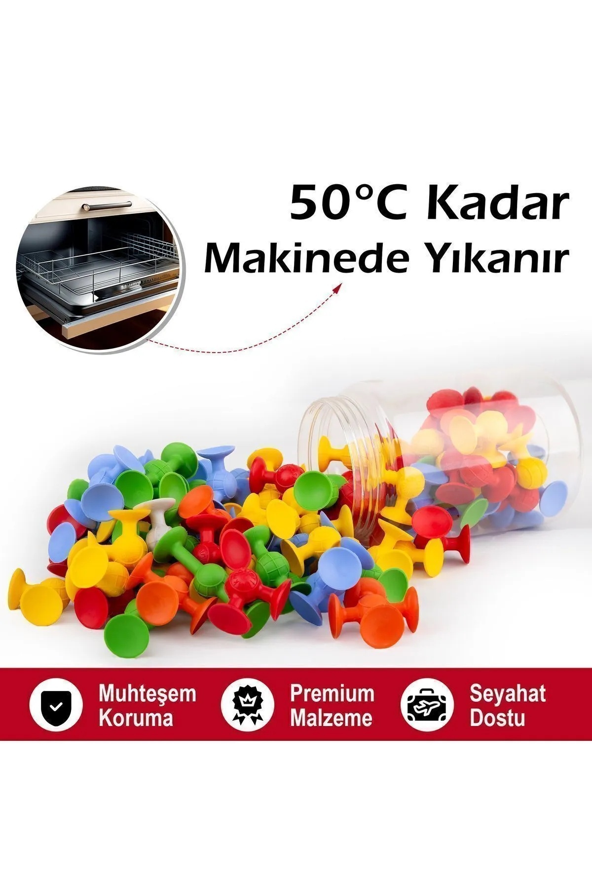 Rovexa Vakum Molekül 25 Parça Yapı Taşları Fidget Duyusal Banyo Oyuncak fotoğrafı 7 (önizleme)