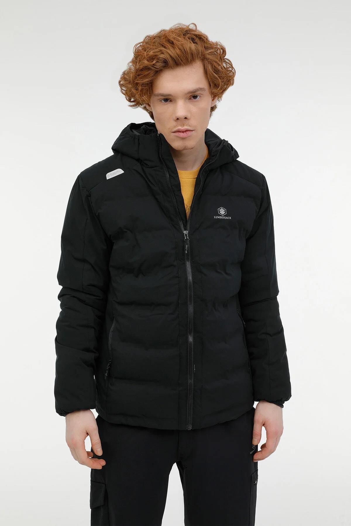 lumberjack ML ACELIN COAT 3PR ERKEK MONT — مشکی ACELINM