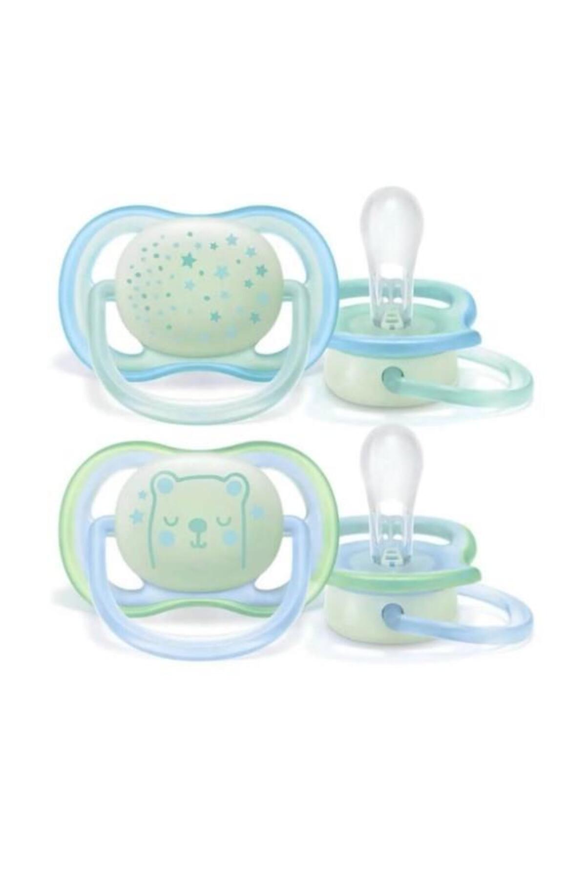 Philips Avent Ultra Air Night Karanlıkta Parlar Gece Emziği 0-6 ay Erkek fotoğrafı 2 (önizleme)