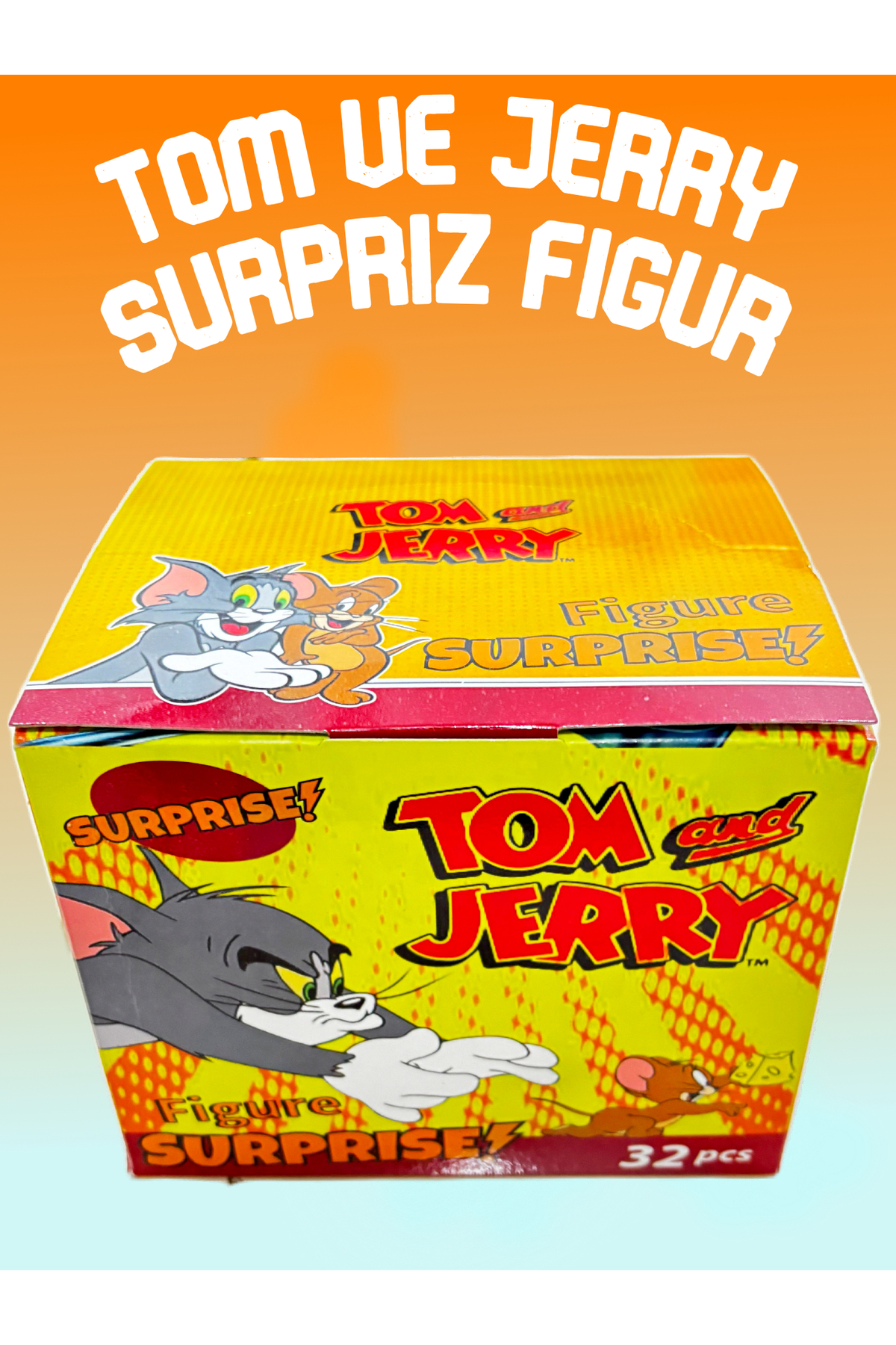 アウアウの実 悪魔の実 JERRY'S Ver JERRY'S ORIGINAL Besify Tom ve Jerry Sürpriz Figür Paket Tom and Jerry Sürpriz
