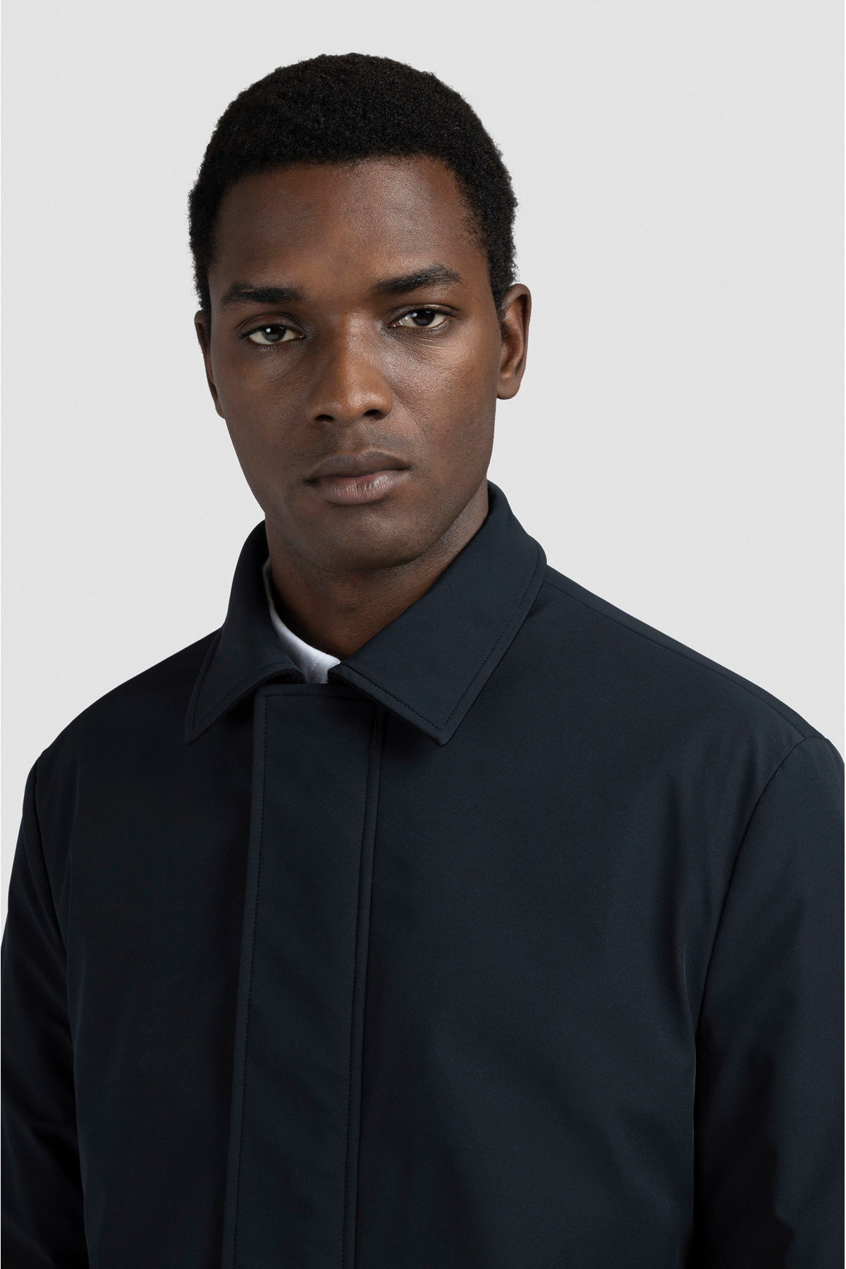 REVERSIBLE CARCOAT — مشکی 15312424 — تصویر 4 از 8