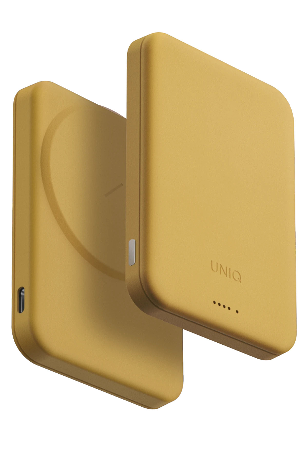 UNIQ Better By Design Powerbank 5000 mAh Lexa Vegan Deri Slim 20w Hızlı Şarj PocketSlim™ Magsafe Özellikli Şık Tasarım