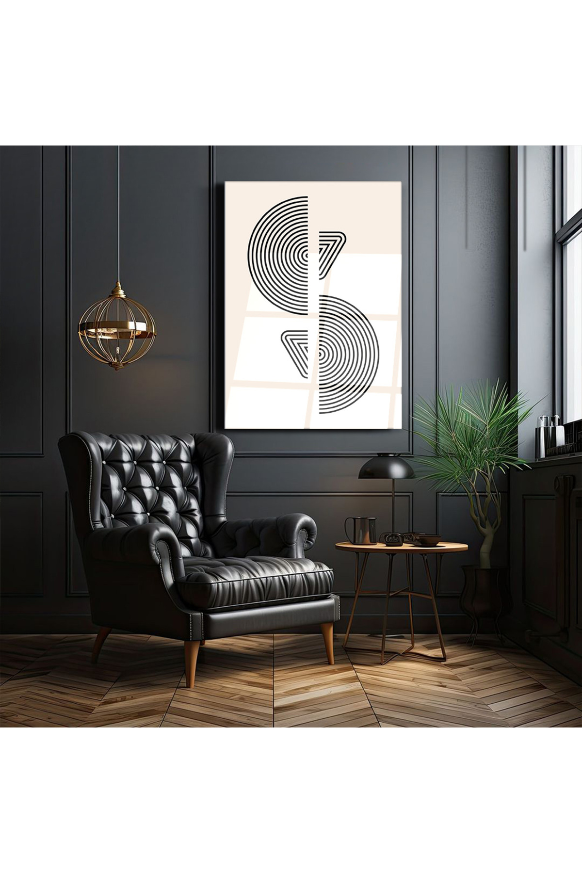 Modern Geometrik Desenler | Estetik ve Şıklık Bir Arada |Cam Tablo-Ev-Ofis Dekorasyonu
