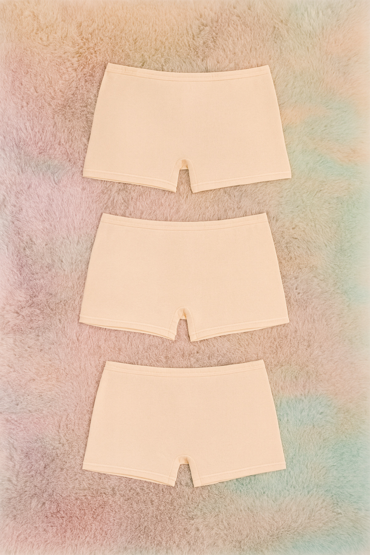 Women's Cotton & Modal Skin 3-Pairs Boxer Shorts