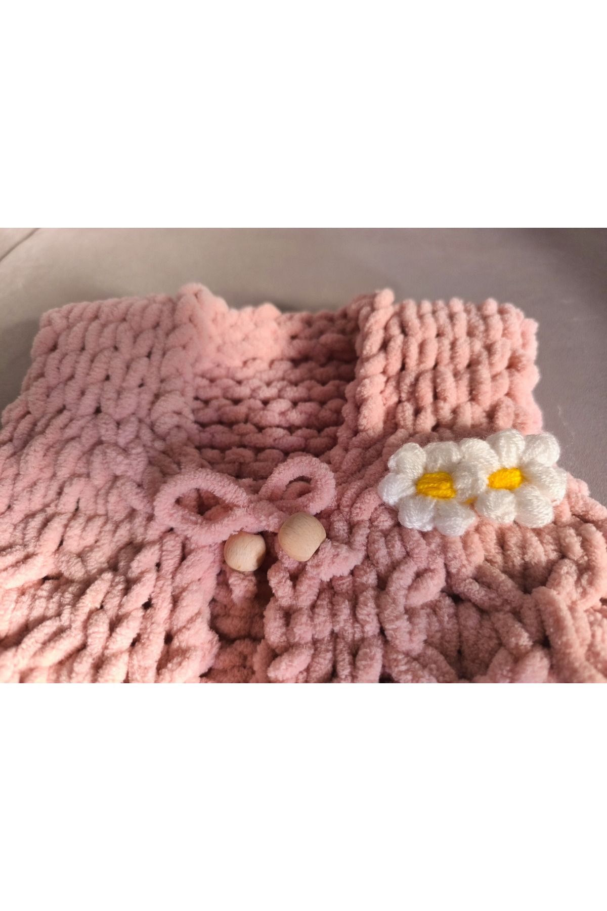 OEM El Yapımı önden Bağlamalı Bebek Yeleği fotoğrafı 5 (önizleme)