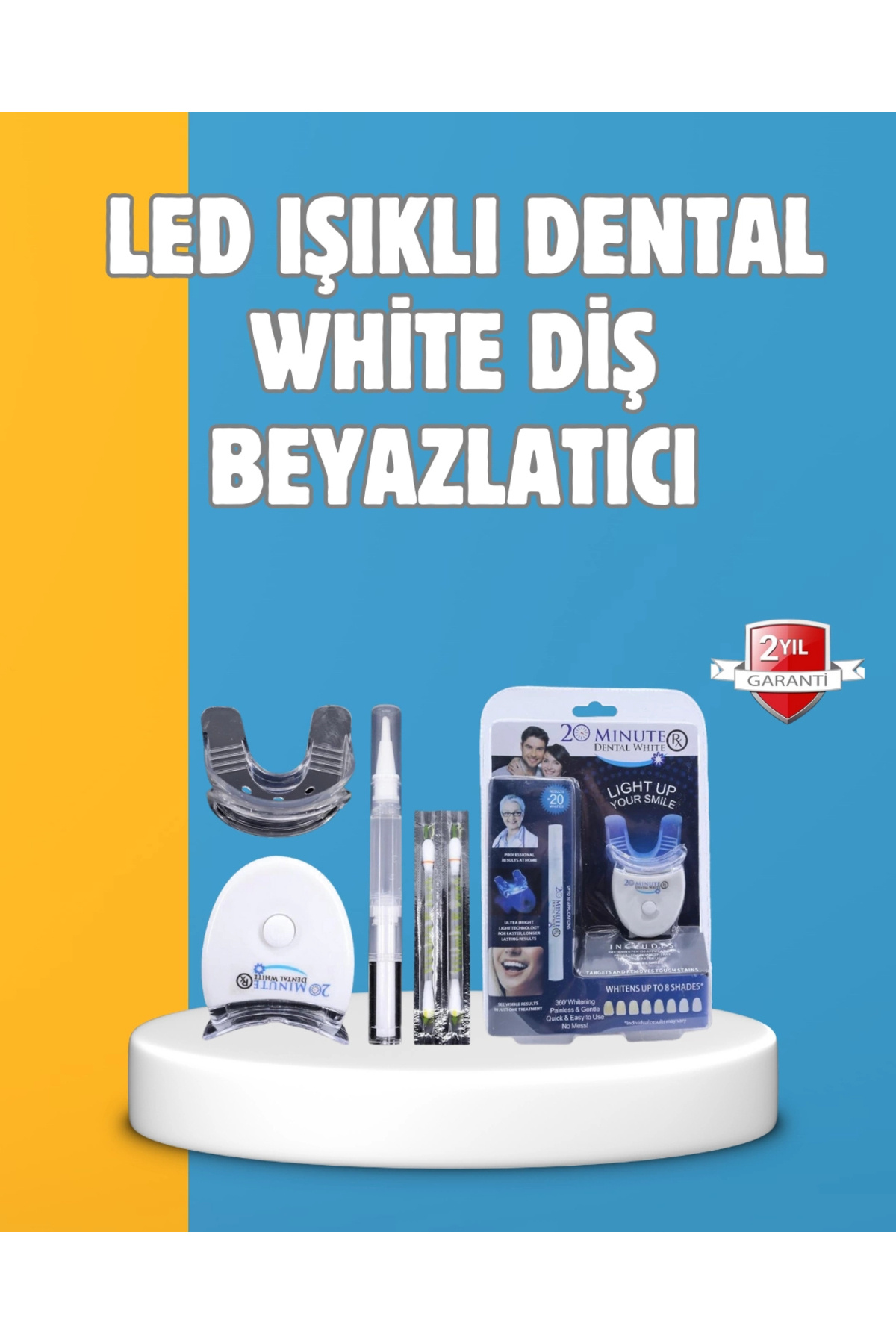 CANSA Mavi Işık Teknolojisi ile Güvenli Diş Beyazlatıcı Sistem