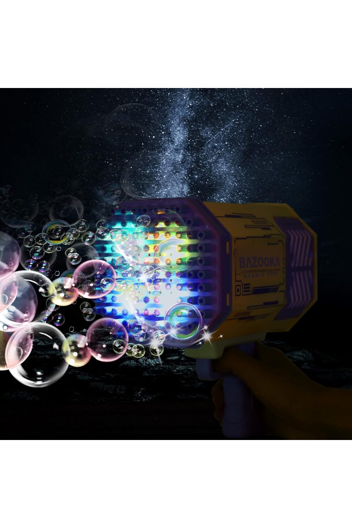 مسدس فقاعات بازوكا للأطفال من تيك توك، هدايا من عمر 3 إلى 12 عامًا