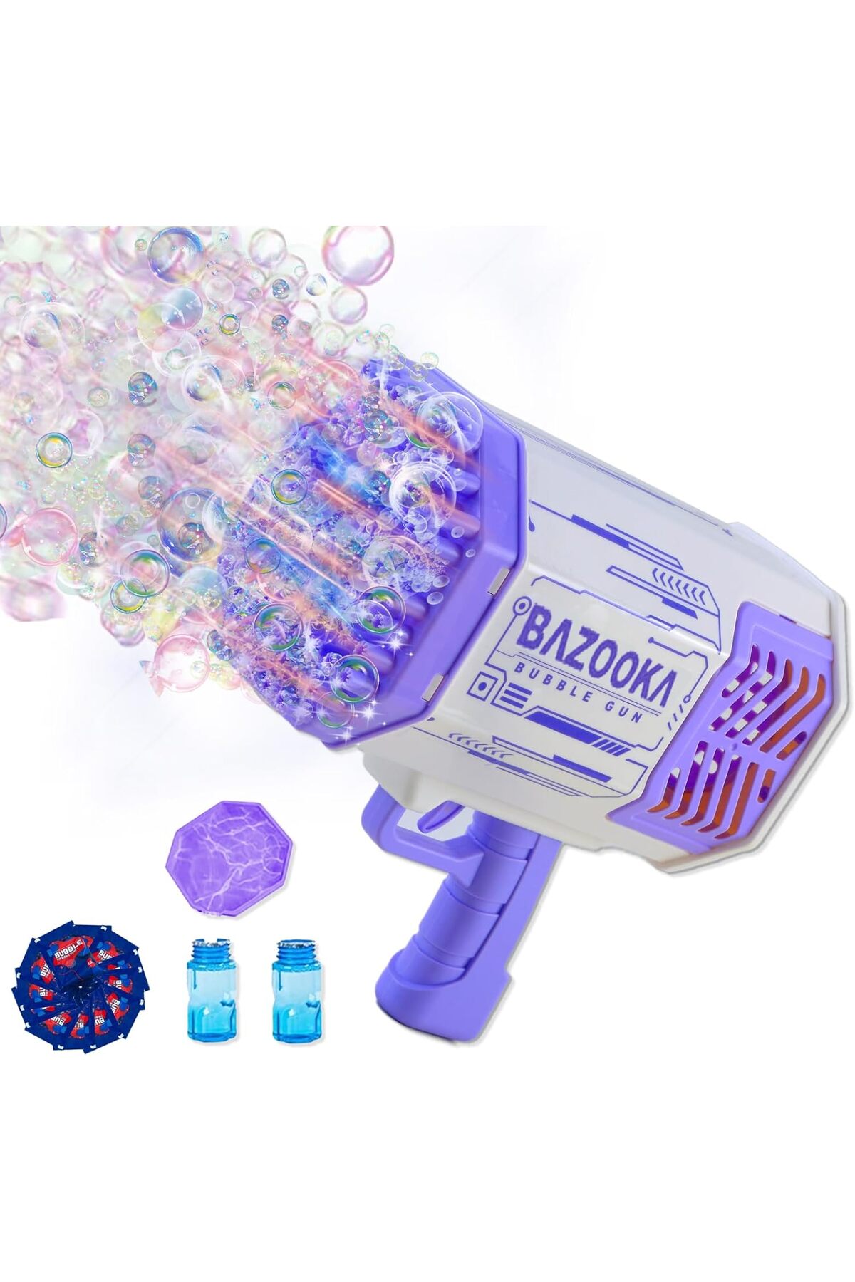 مسدس فقاعات بازوكا للأطفال من تيك توك، هدايا من عمر 3 إلى 12 عامًا