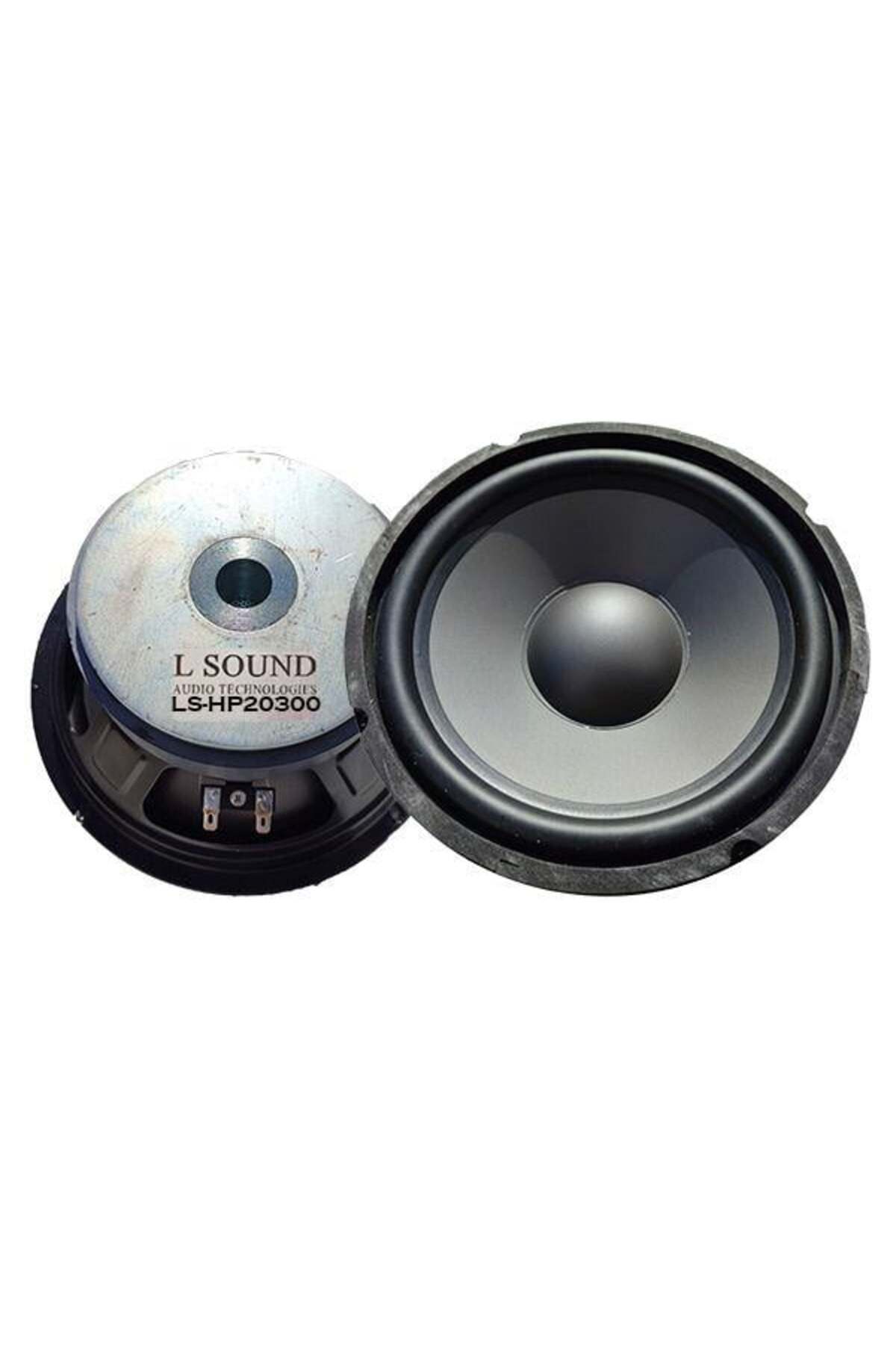 LSound Professional Sound Systems 20Cm (8 İnç) 300 WATT Profesyonel Hoparlör - 8 Ohm - PP Con