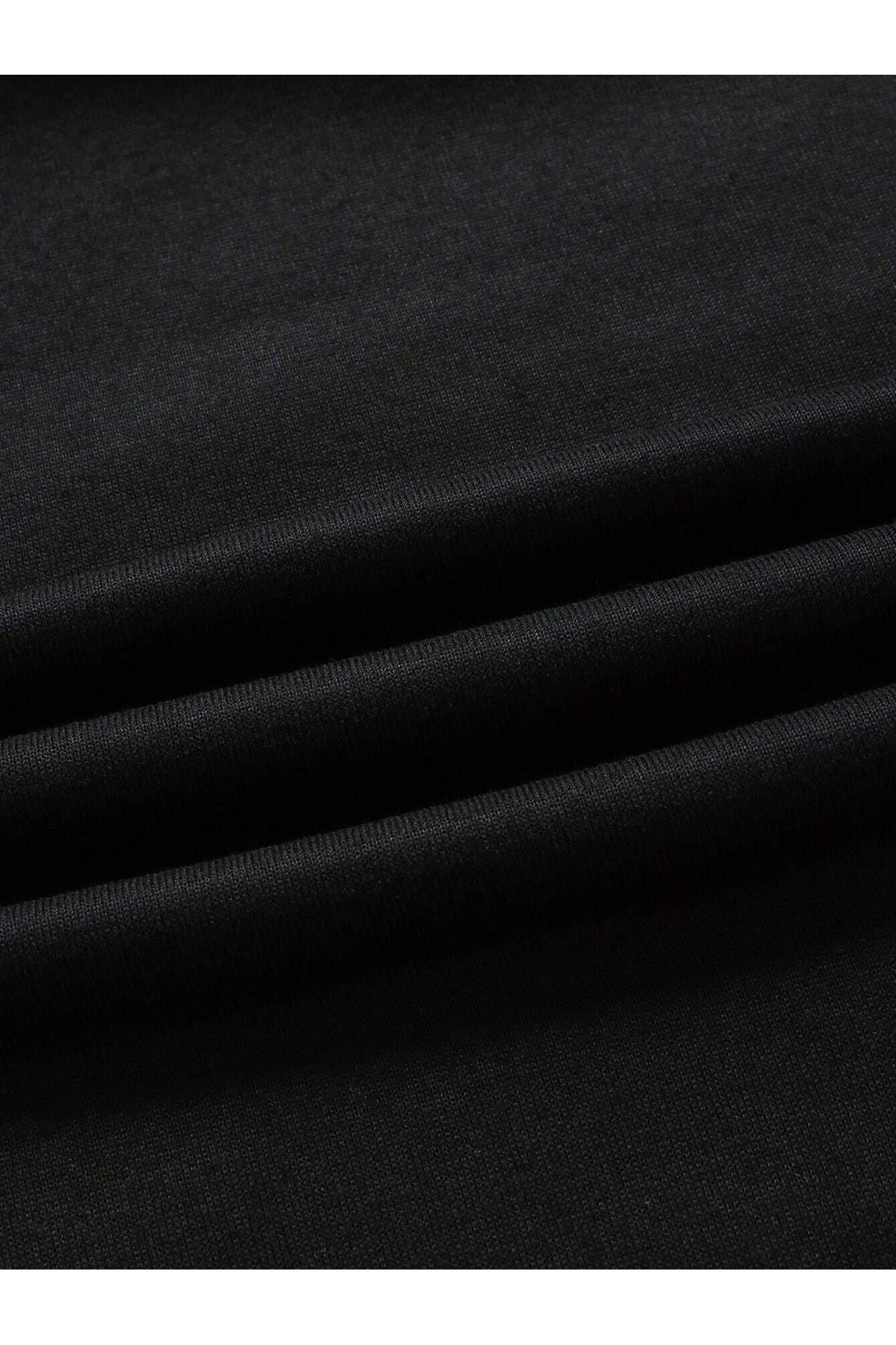 De Carte  Grafiti Smk Axolotl Baskılı Oversize Geniş Paça Siyah&Gri Rahat Kesim Kadın Eşofman Altı - Görsel 4