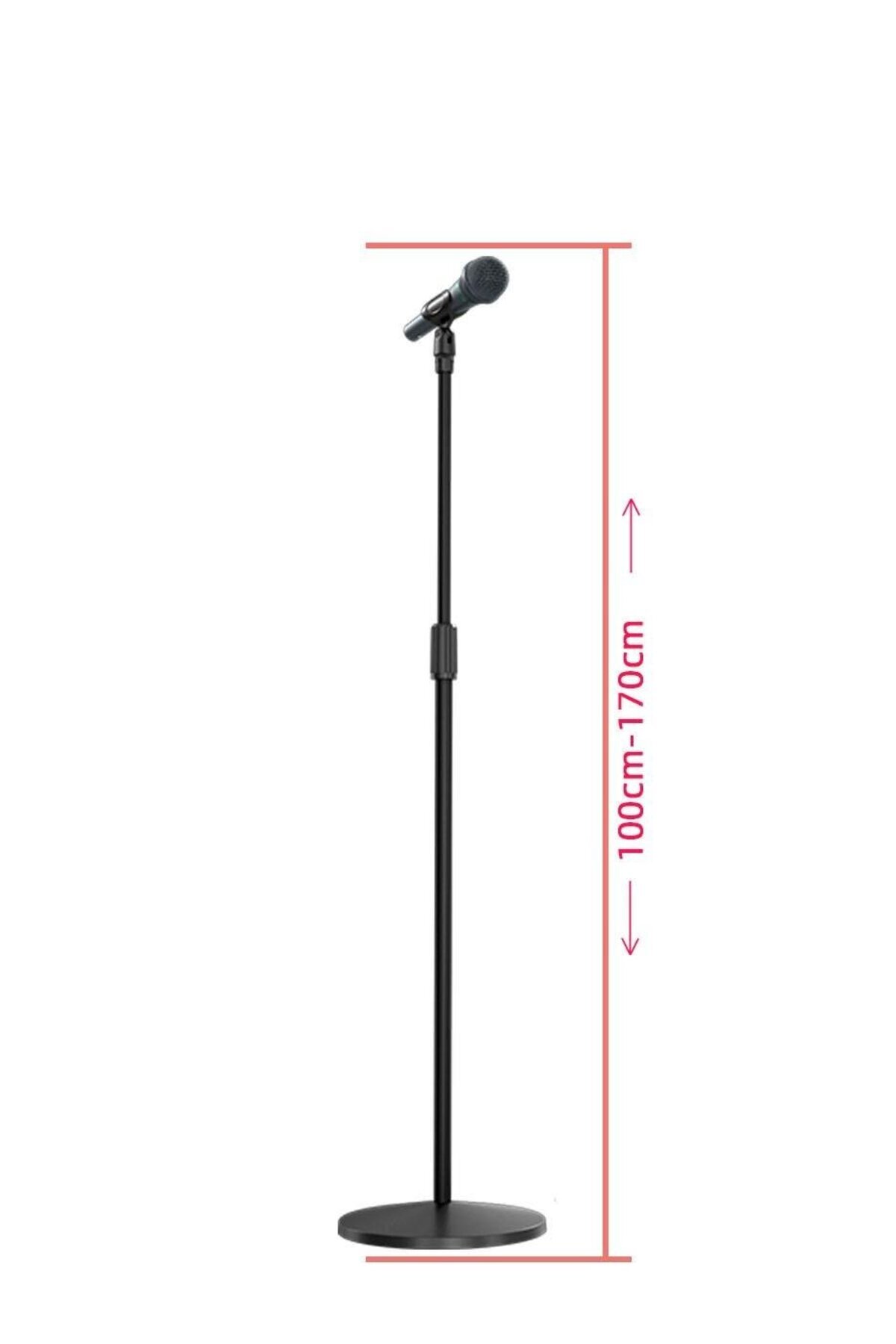 StrikingPower World Voiceover Giant Tablalı Düz Solist Tipi Mikrofon Standı - Profesyonel Mikrofon Sehpası