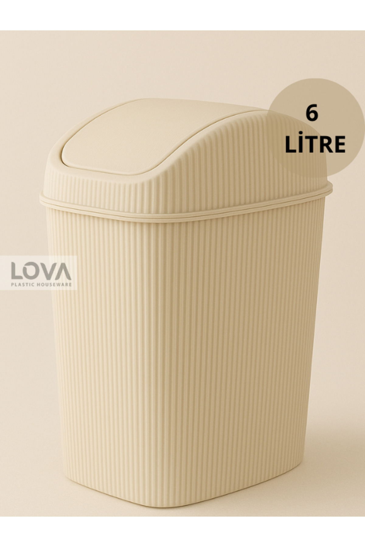 Lova Deco Maxi 6 L Banyo,Mutfak,Ofis Çöp Kovası