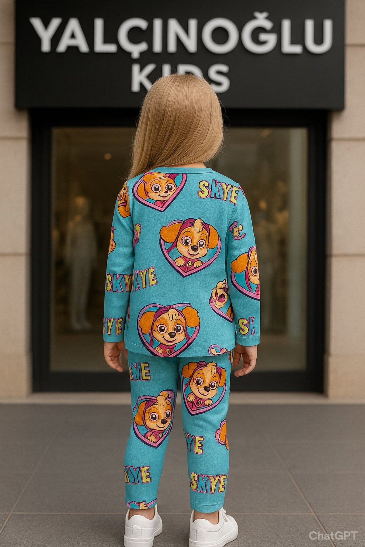 Yalçınoğlu Kids Kız Çocuk Pijama Takımı I Uzun Kollu Rahat Ev Giyim I Pamuklu - Yumuşacık Kız Çocuk Takım fotoğrafı 2 (önizleme)