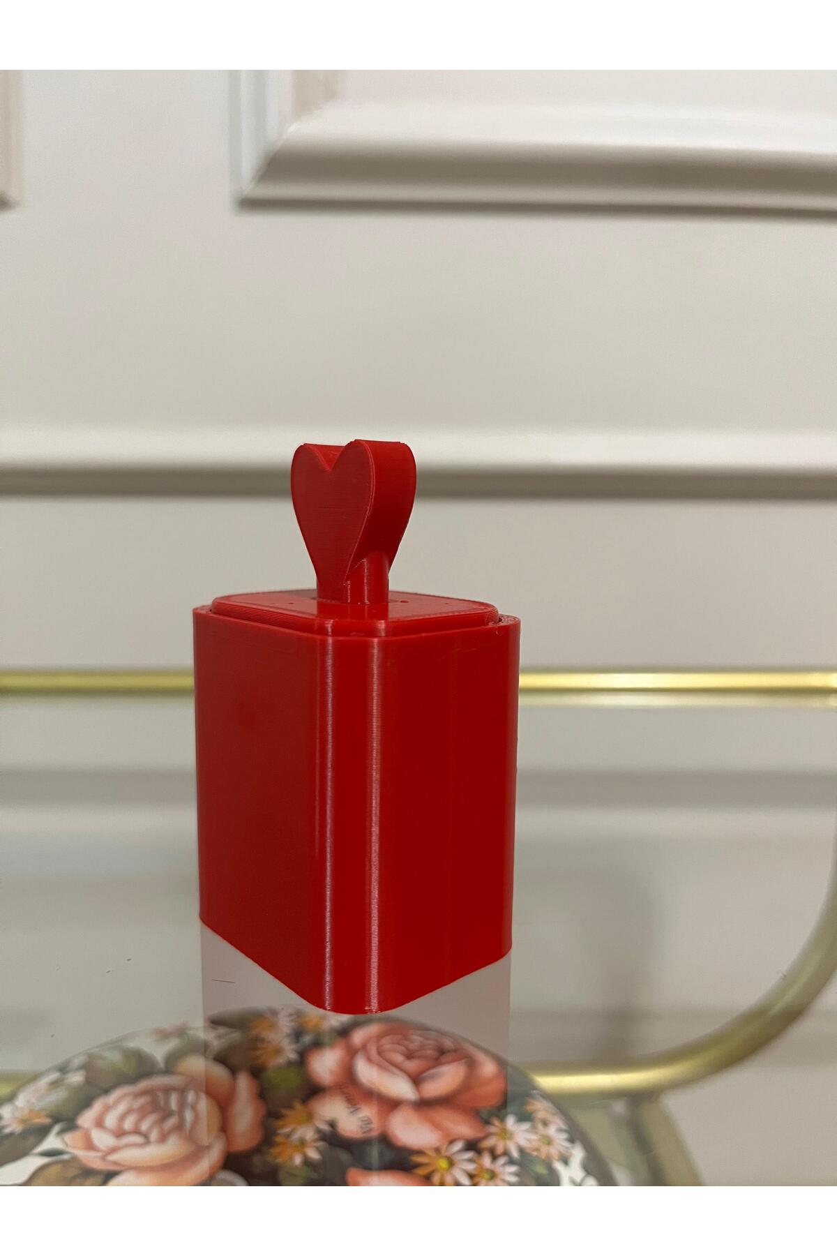 Buz Küpü, Gua Sha, Göz ve Boyun Masajı, Cilt Bakımı, Göz Torbalarını Giderme, Buz Kalıbı — قرمز 3DHeart123 — تصویر 3 از 4