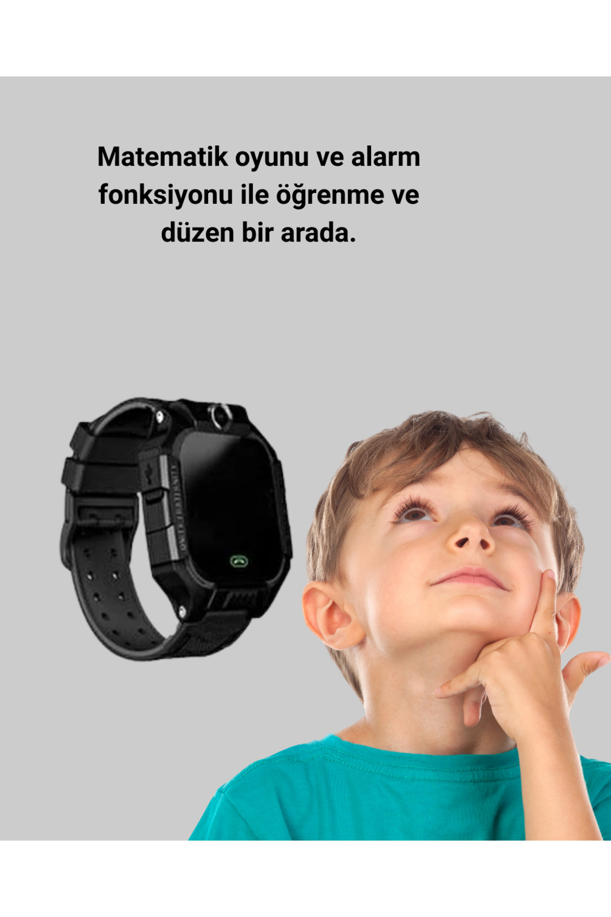 BRF YoncaOutletSell S10 Siyah Akıllı Çocuk Saati Anlık Konum Takibi ve Rota Geçmişi 1045704 fotoğrafı 4 (önizleme)