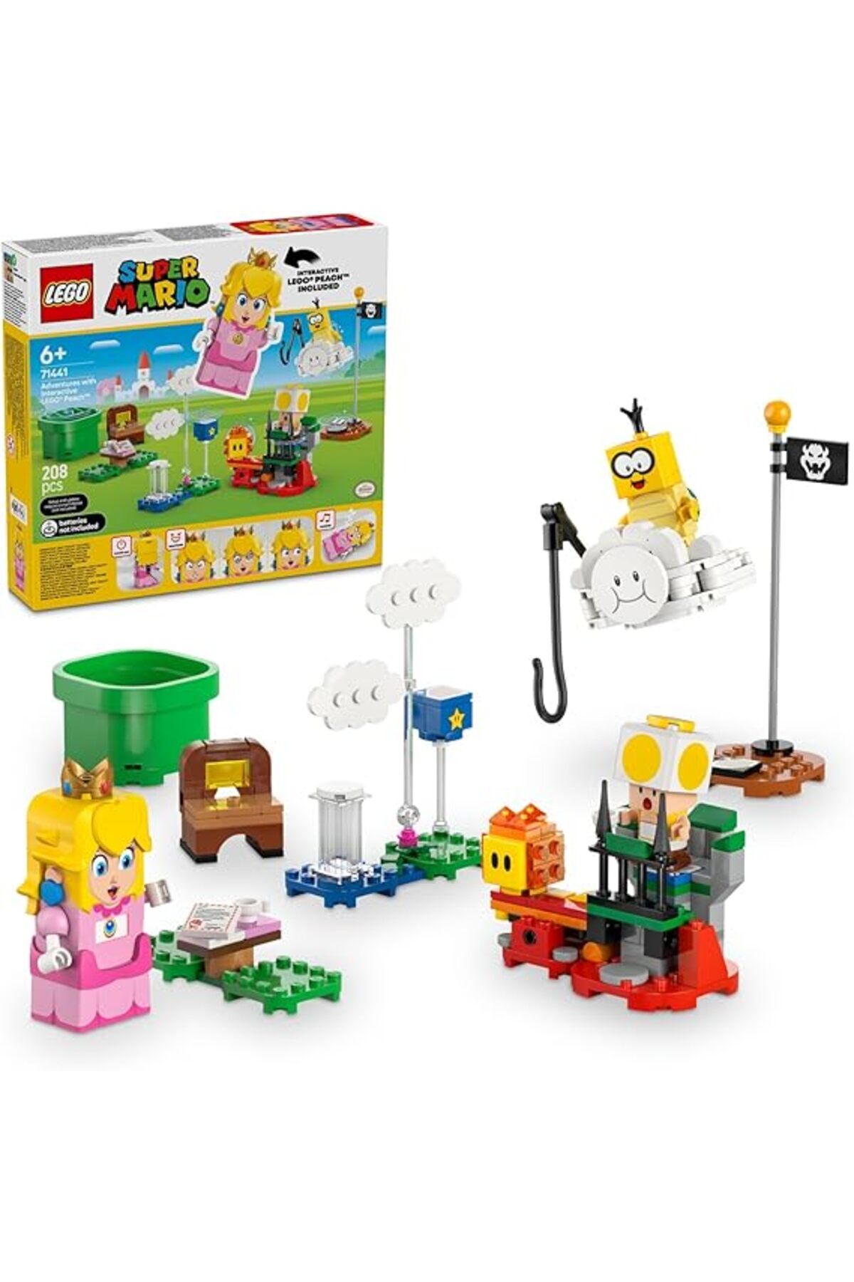 Türkiye İş Bankası Kültür Yayınları Super Mario İnteraktif Peach ile Macer + Dünyanın Merkezine Yolculuk + Siyah İnci Hediye fotoğrafı 2 (önizleme)