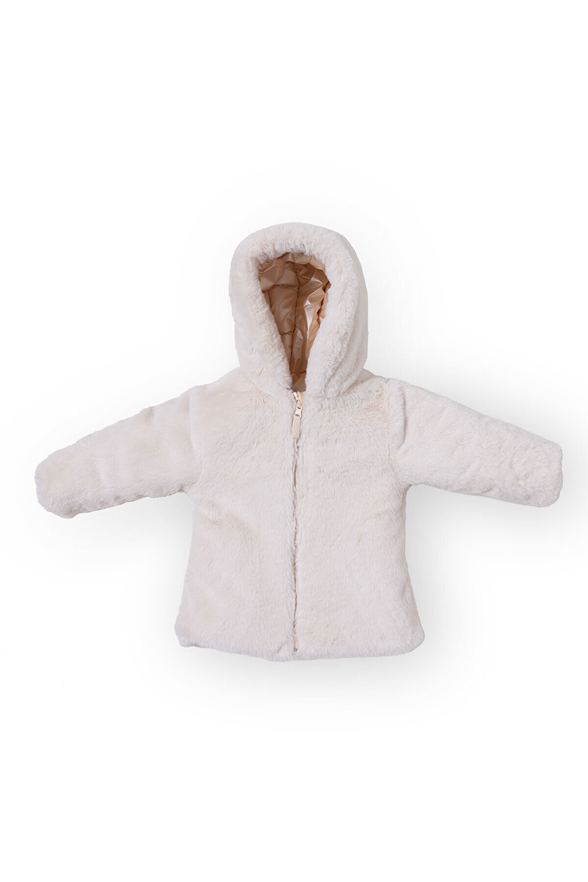 Midimod Kız Bebek Mont Fermuarlı Uzun Kol fotoğrafı 2 (önizleme)