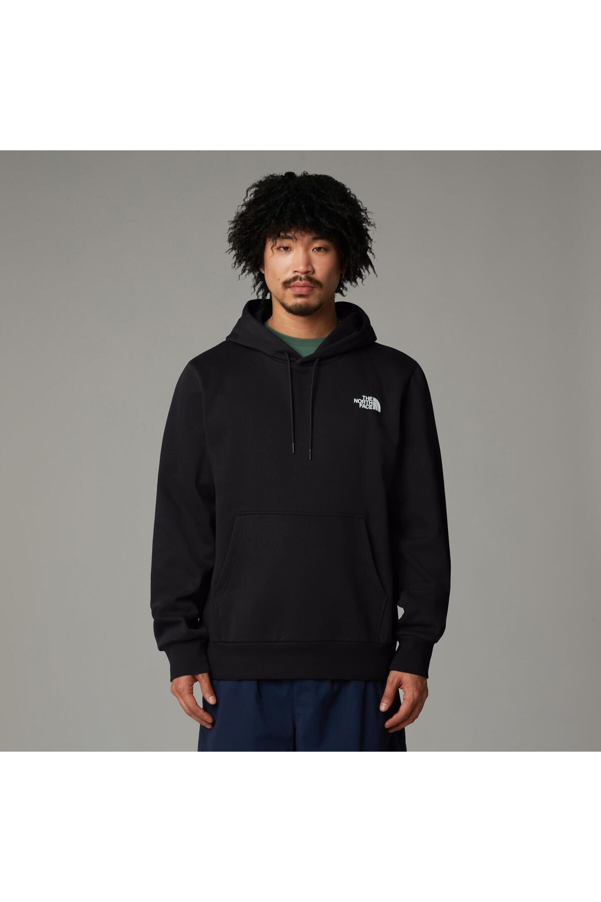 نورث فیس هودی ساده گنبدی مشکی M