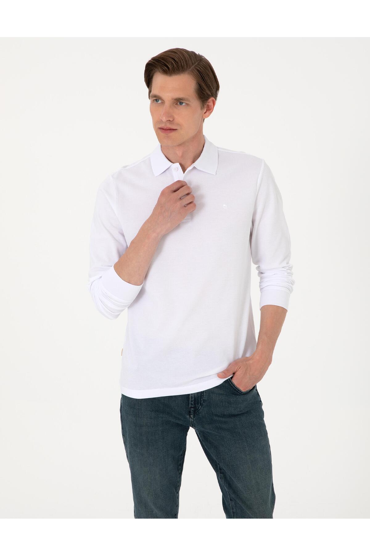 سویشرت مردانه راسته آستین بلند | پیر کاردین Pierre Cardin G021SZ082.000.2314476 - تصویر 3